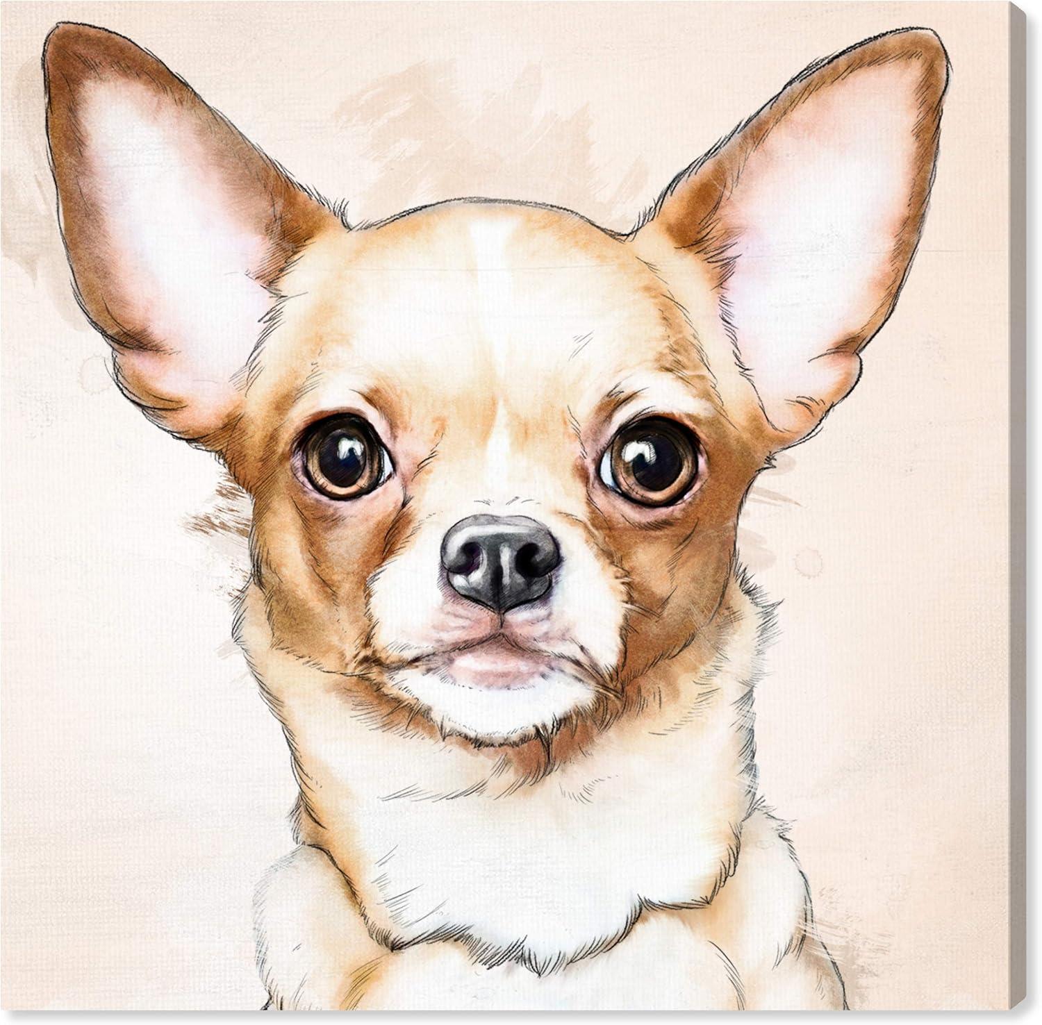 " Chihuahua Watercolor " Painting Print