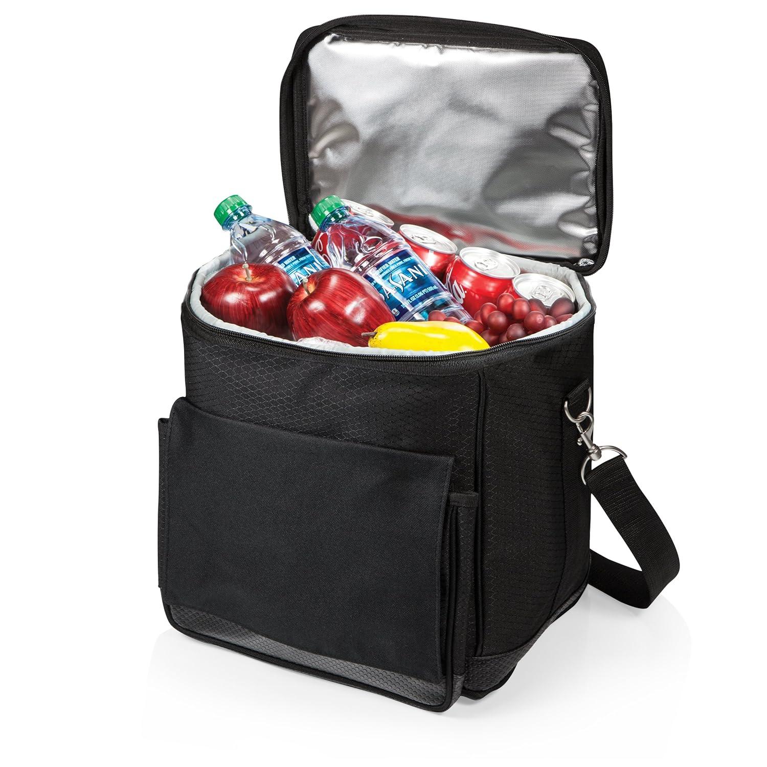 Arlmont & Co. Cellar 6-Bottle Wine Carrier & Cooler Tote with Trolley - Insulated Traveling Portable Wine Bag
