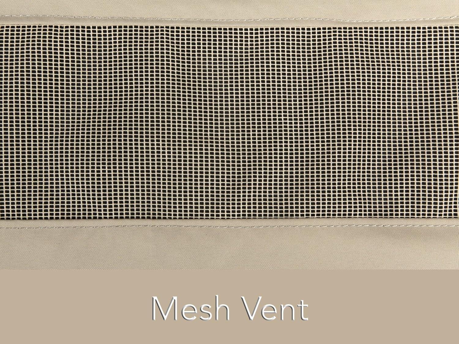 Covermates Outdoor Sofa Loveseat Cover - Water Resistant Polyester, Drawcord Hem, Mesh Vents, Seating and Chair Covers, 62W x 32D x 34H, Khaki