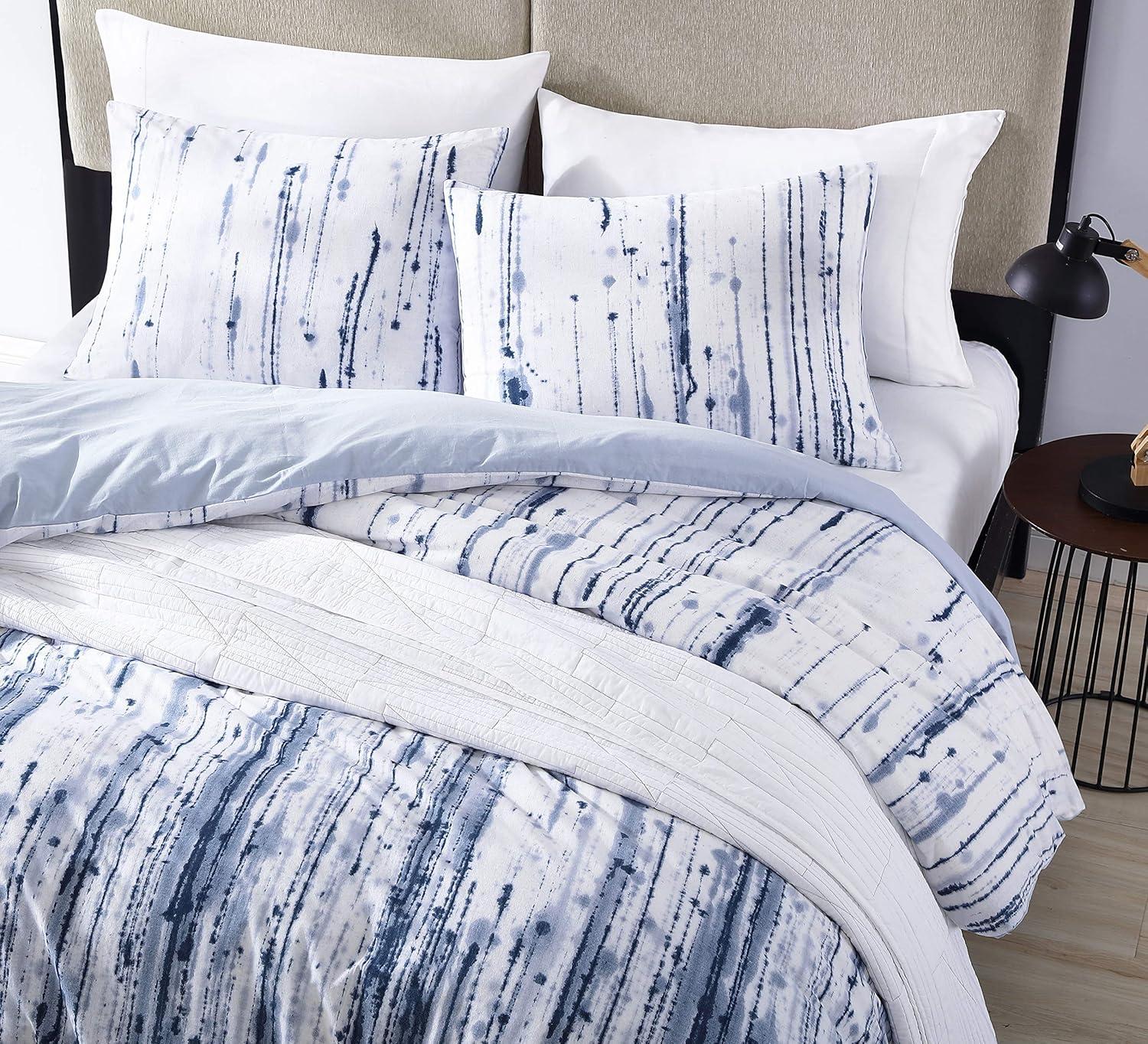 Sokal Duvet Cover Set Indigo Blue - City Scene