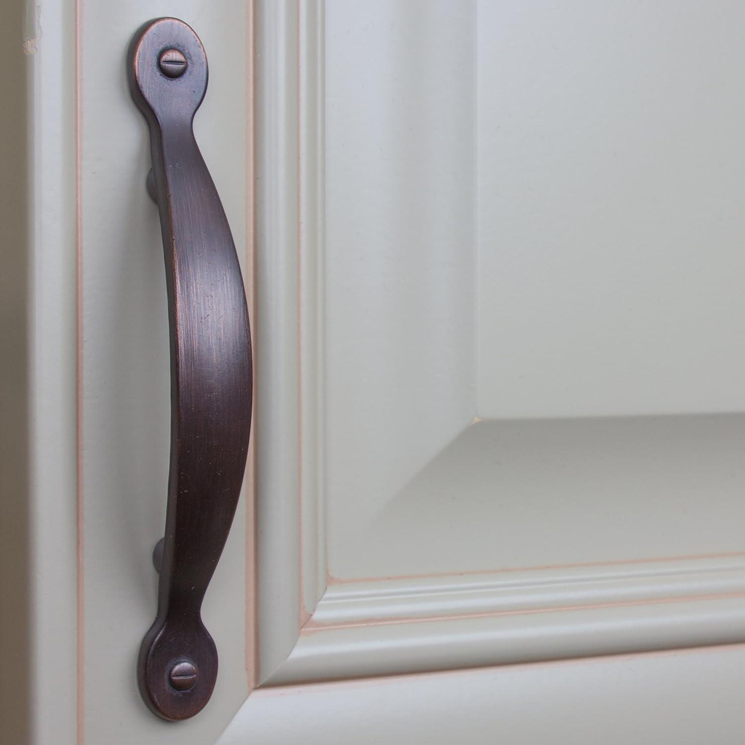 Oil Rubbed Bronze 6-inch Cabinet Pull Bar with Mounting Hardware