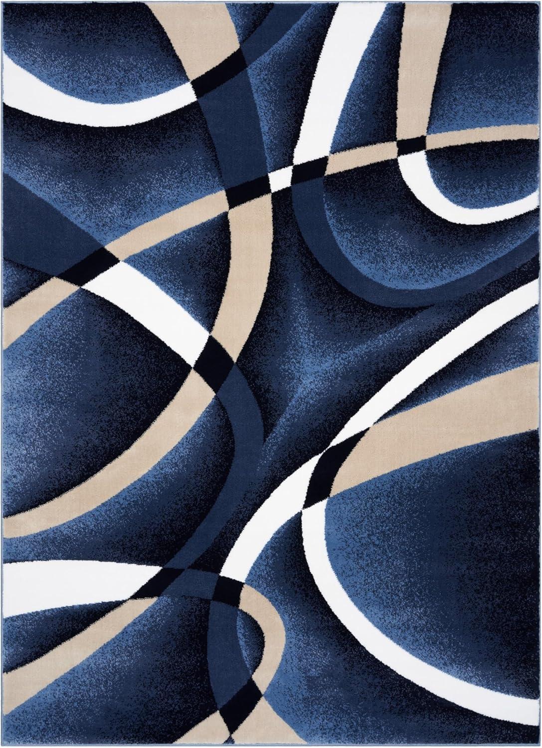 Luxe Weavers Modern Abstract Geometric Area Rug