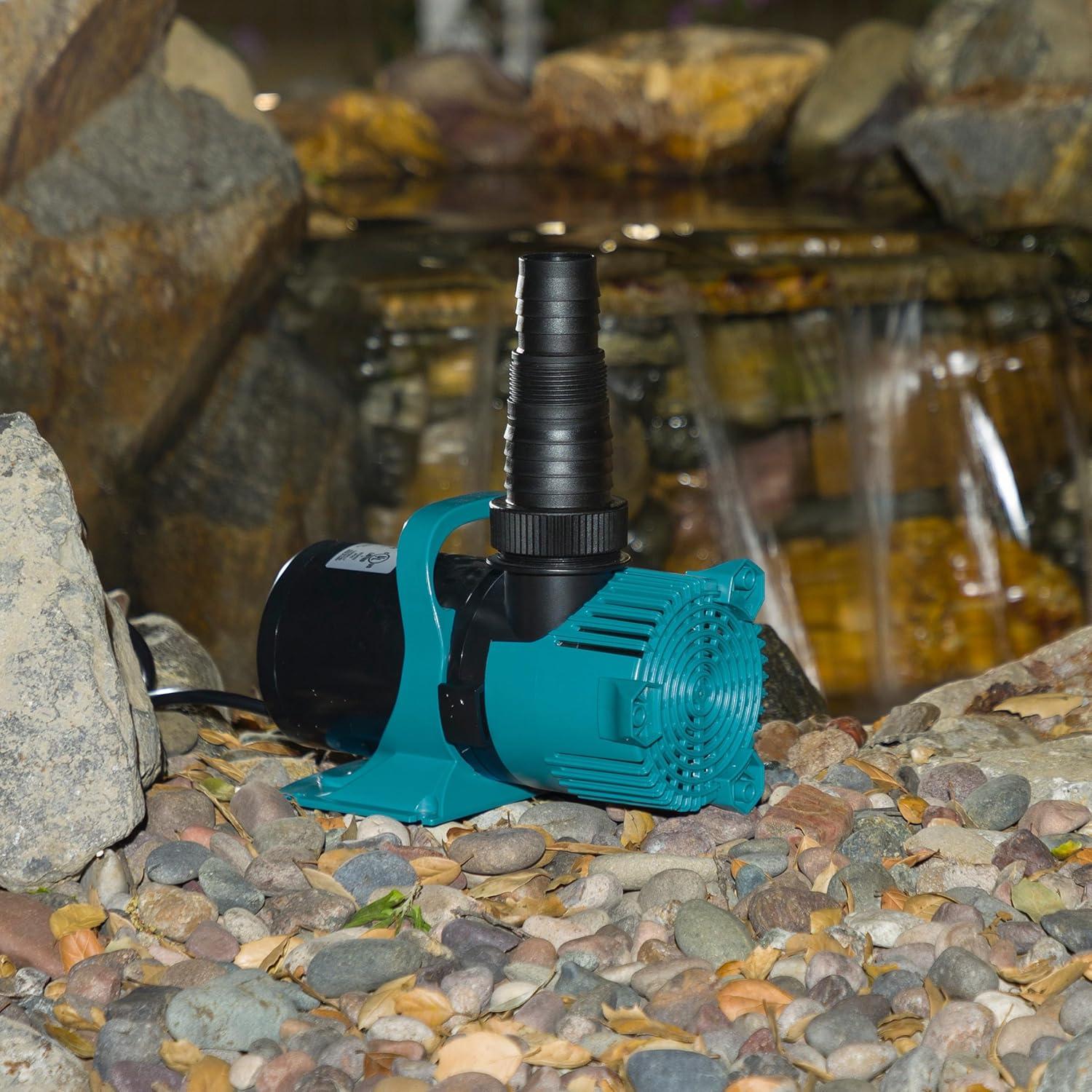 Alpine 4700 GPH Black and Blue Plastic Pond Pump