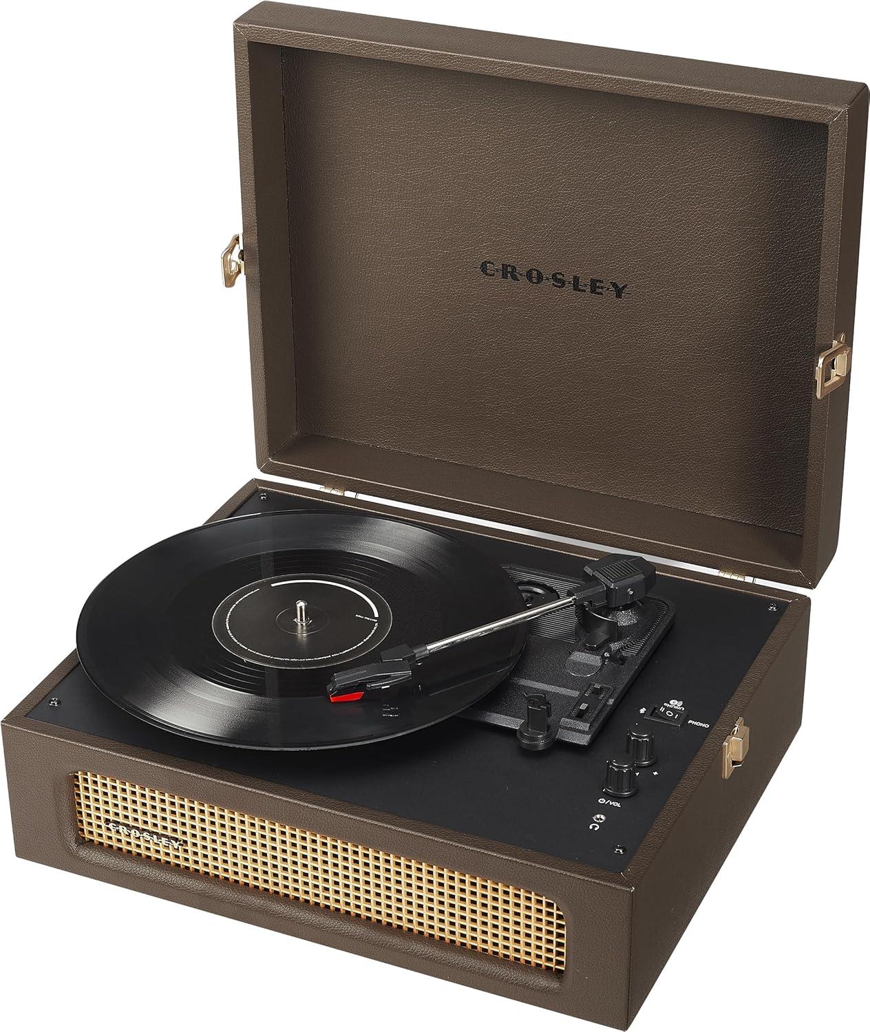 Crosley Voyager Record Player - Cocoa