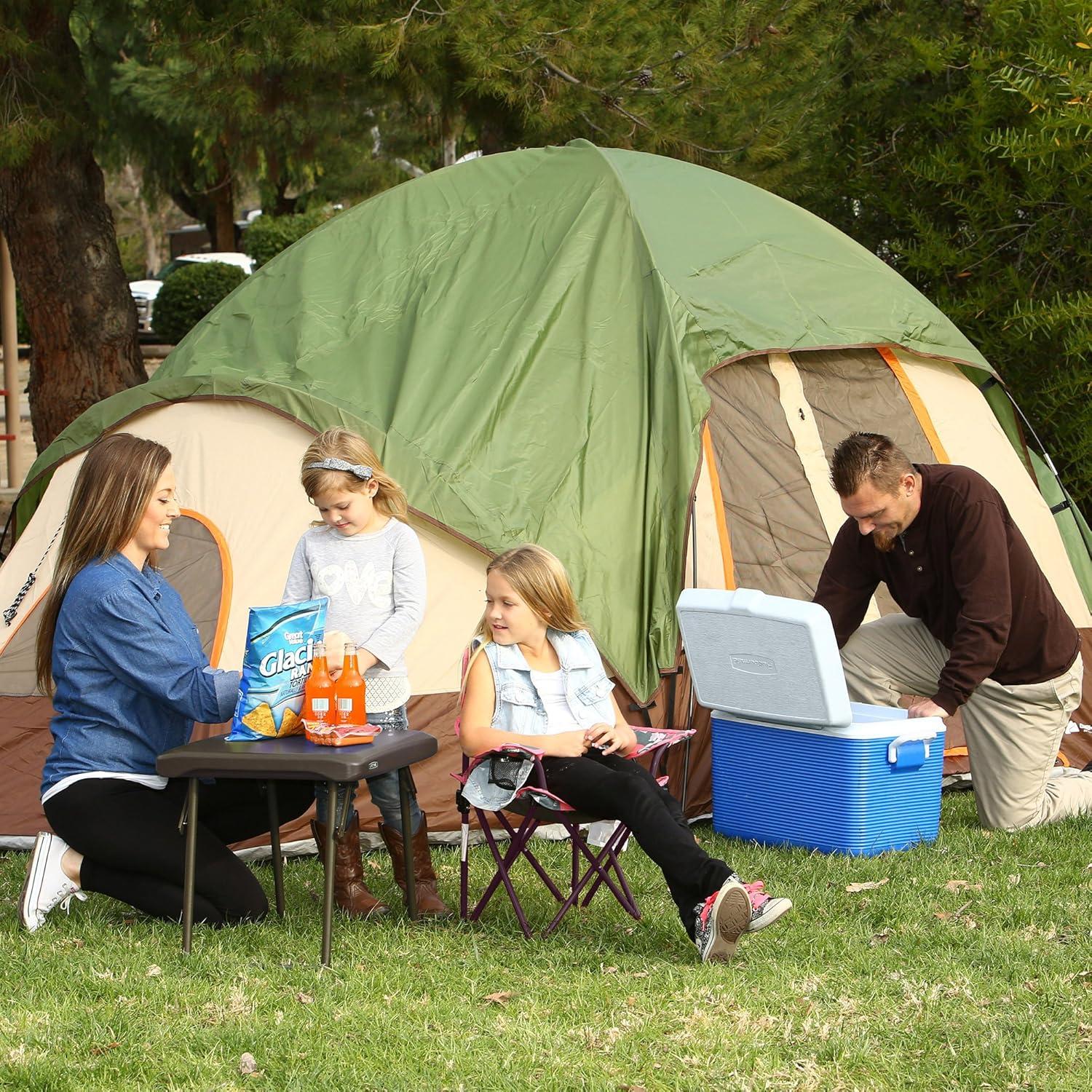 Lifetime 24-Inch Brown HDPE Folding Table with Steel Frame