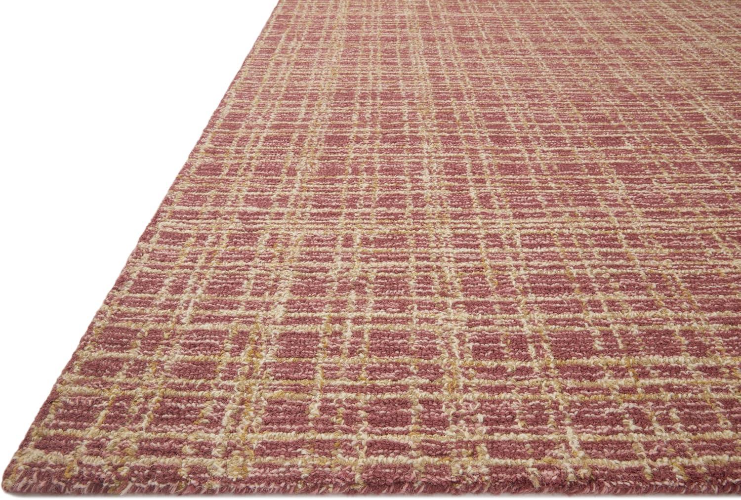 Chris Loves Julia x Loloi Polly Checkered Berry/Natural Area Rug