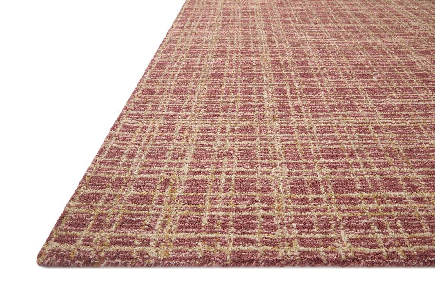 Polly I Hand-Tufted Wool Rug by Chris Loves Julia x Loloi - Berry and Natural / 2'6" x 9'9" Runner