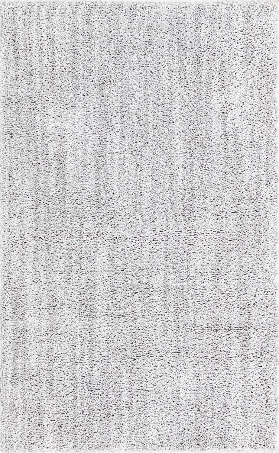 Jill Zarin Shaggy Chic Collection Area Rug - Shaggy (3' 3" x 5' 3" Rectangle Ash Gray)