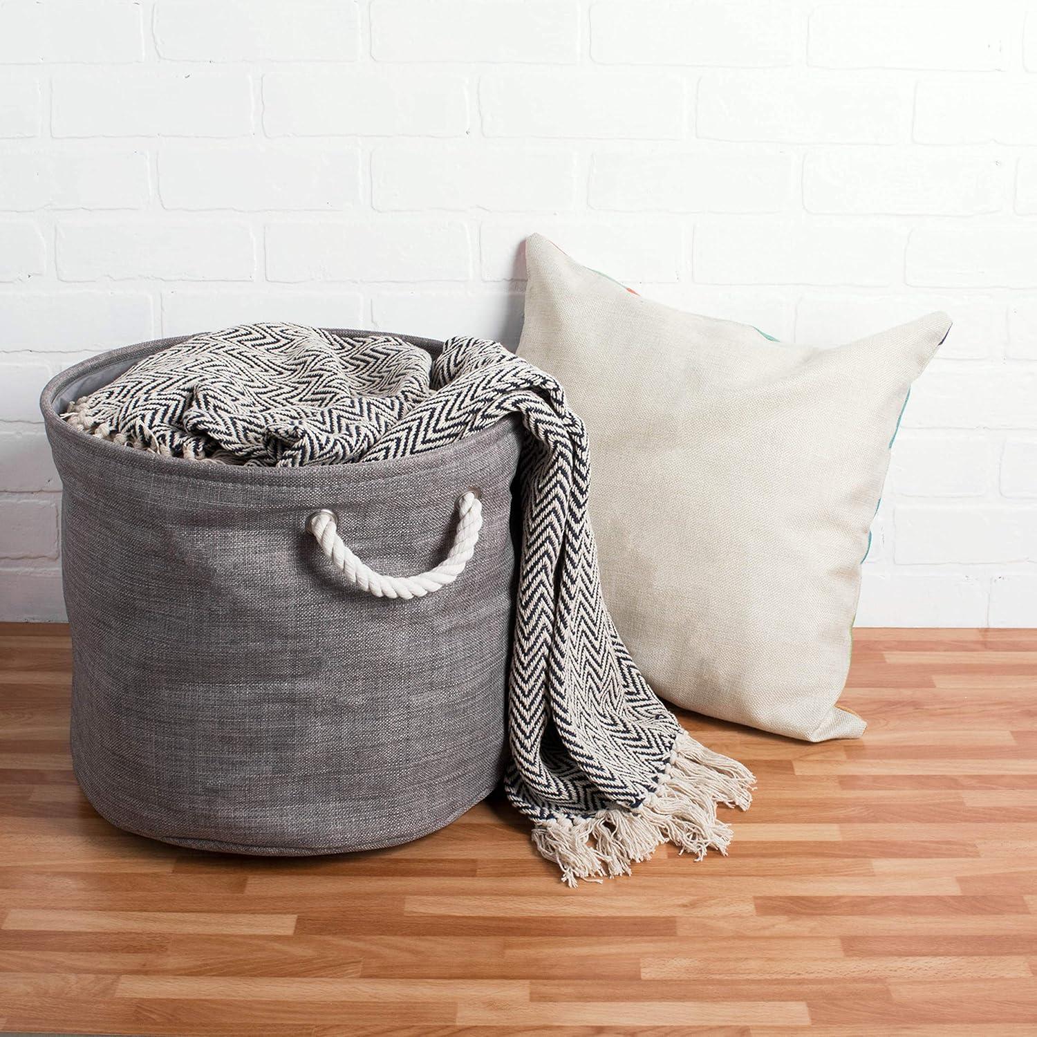 Design Imports Hand Woven Throw Blanket