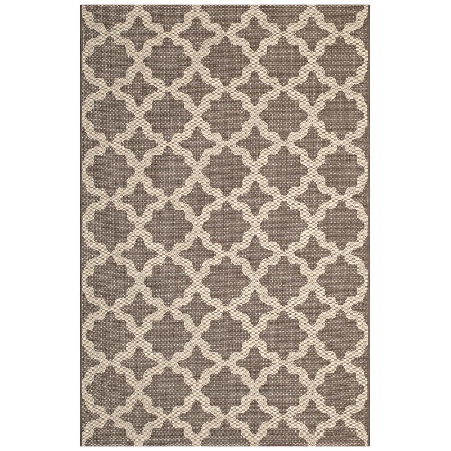 Modway Cerelia Moroccan Trellis Indoor and Outdoor Area Rug