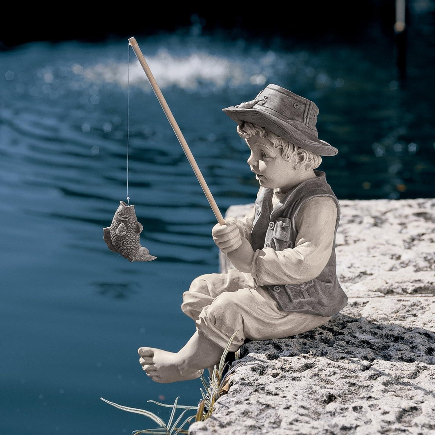 Design Toscano Frederic The Little Fisherman of Avignon Statue