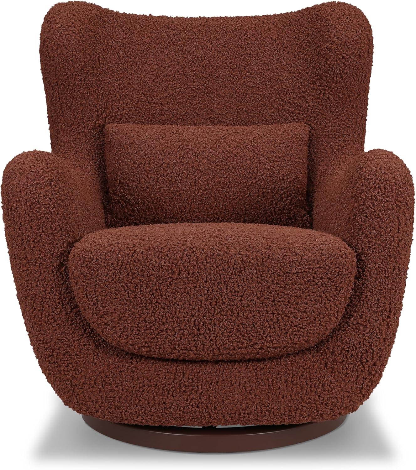 Solstice Swivel Glider in Boucle