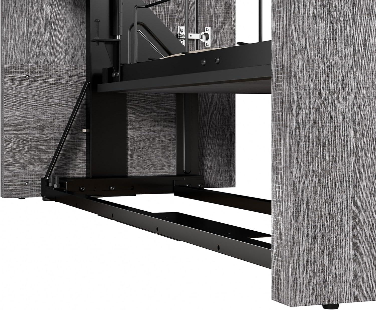 Mercury Row® Armiead Murphy Bed with Shelves and Pull-Out out Dewsk