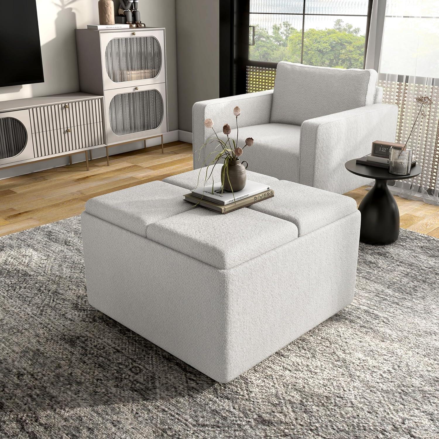 Lanla Upholstered Ottoman