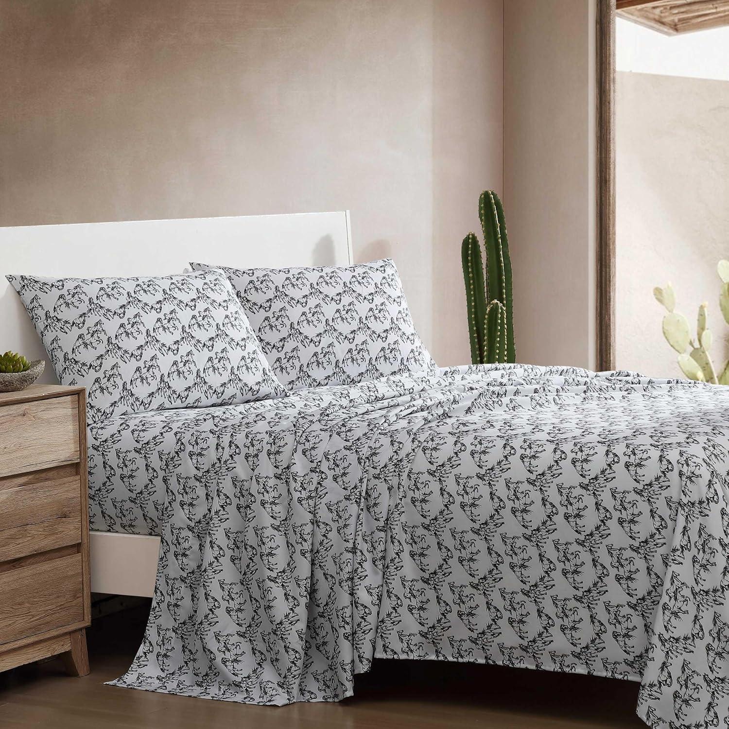 Wrangler Printed Cozy Novelty Sheet Sets