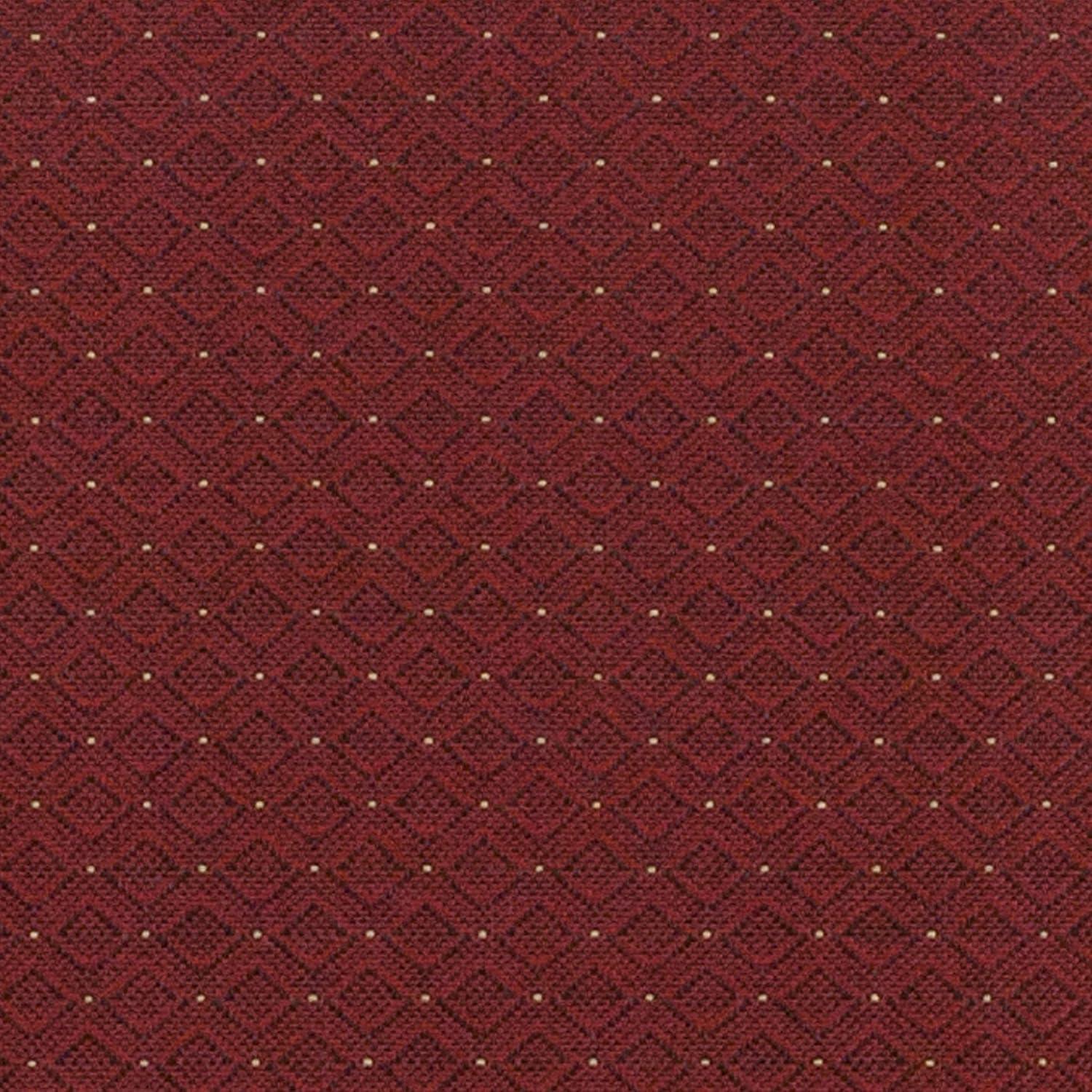 Flash Furniture HERCULES Series Crown Back Stacking Banquet Chair in Burgundy Patterned Fabric - Silver Vein Frame