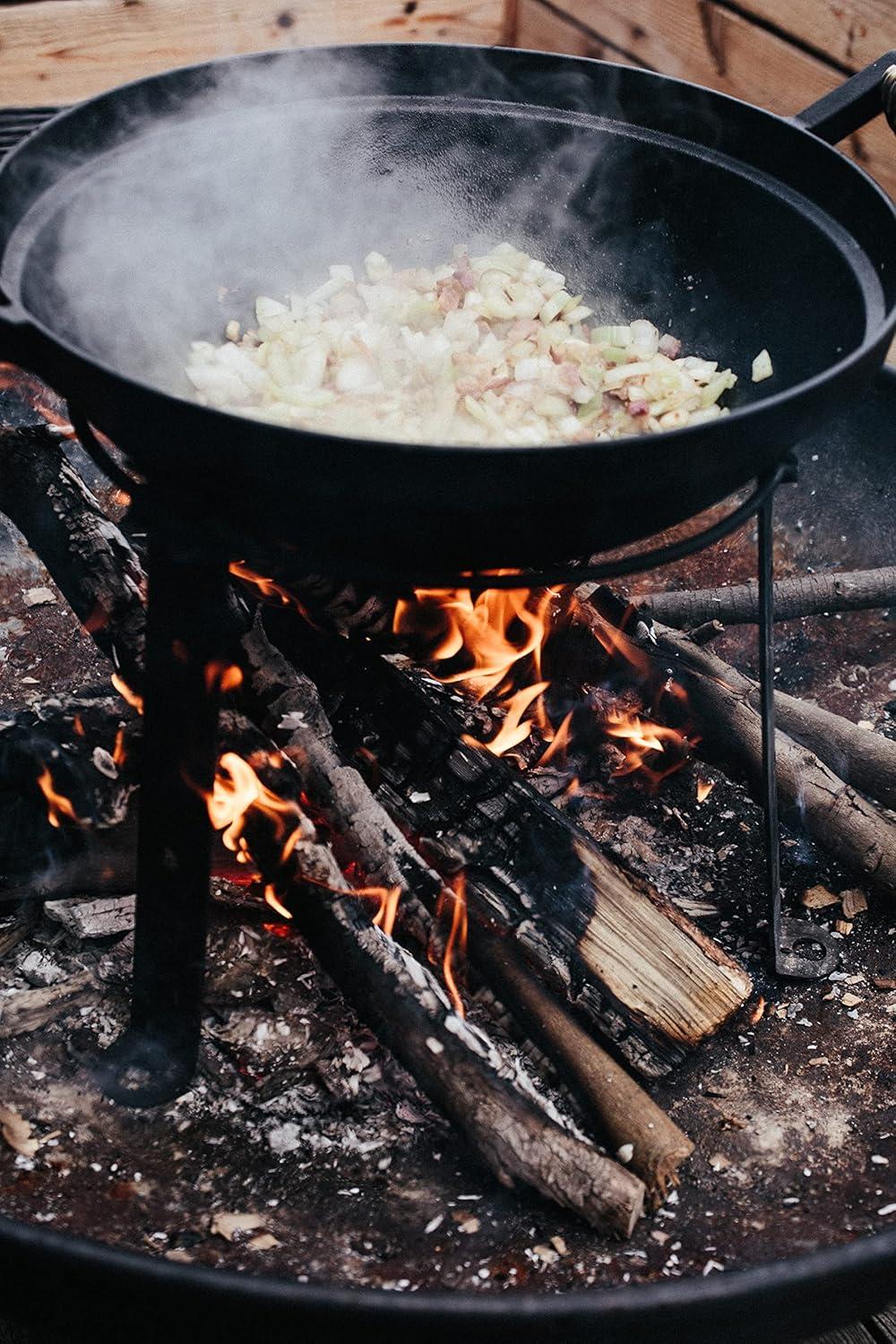 Barebones Black All-In-One cast iron grill