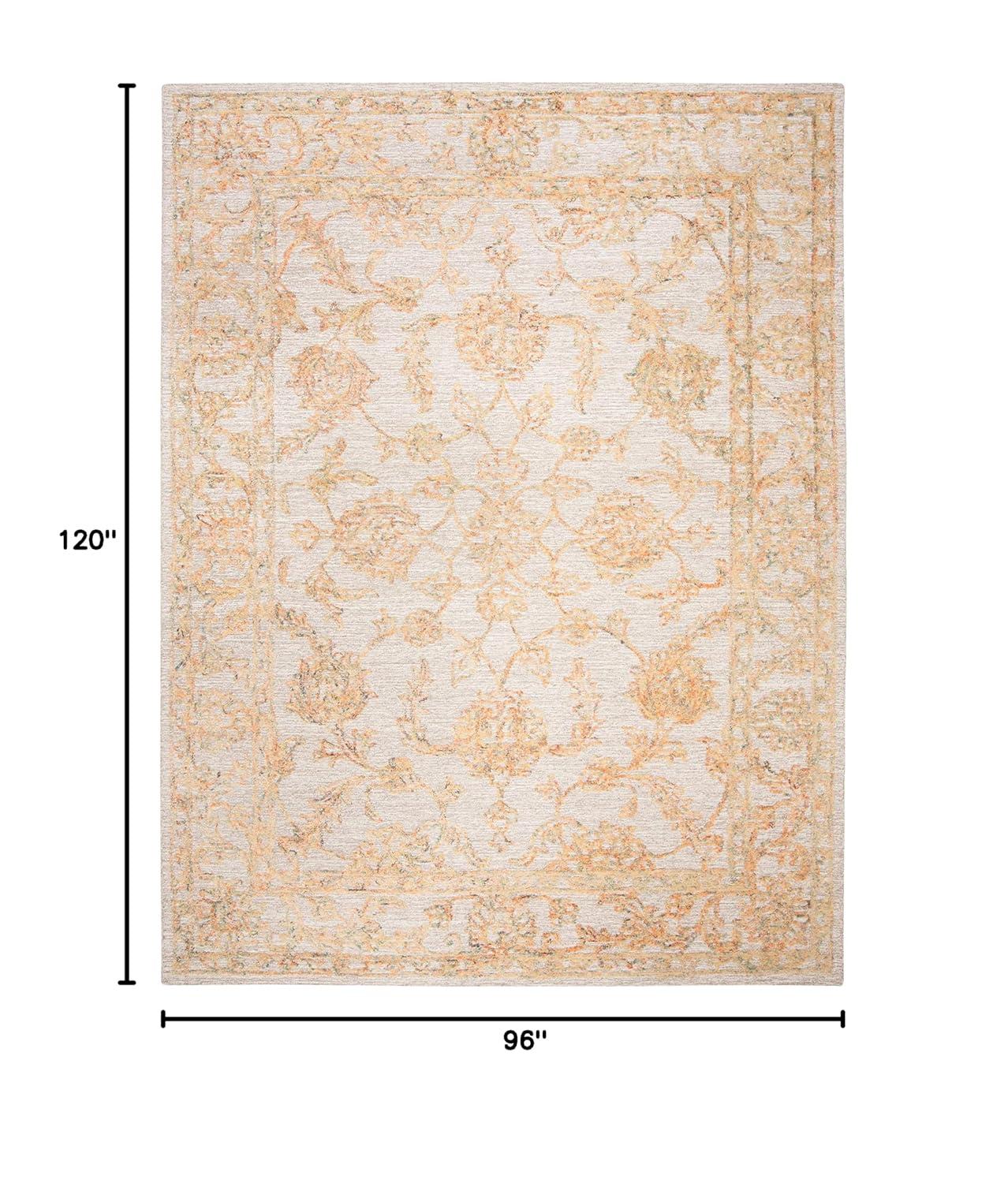 Abstract ABT477 Hand Tufted Area Rug - Beige/Gold - 8' X 10' - Safavieh.