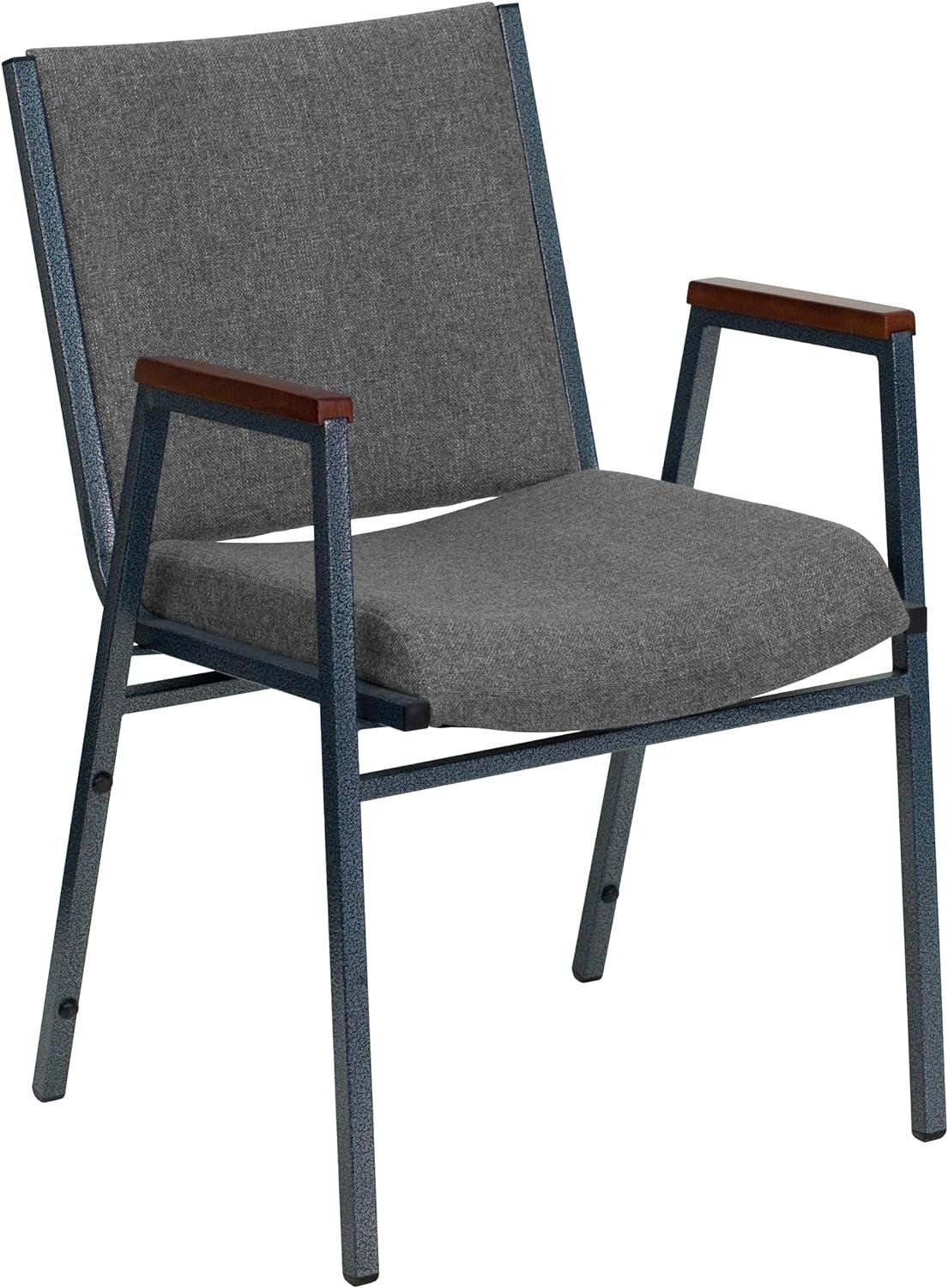 Flash Furniture Aliya Heavy Duty Stack Chair with Arms (Set of 4)
