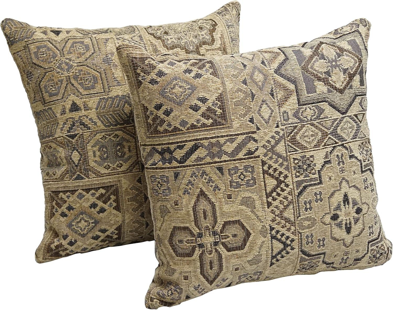 Chenille Reversible Throw Pillow (Set of 2)