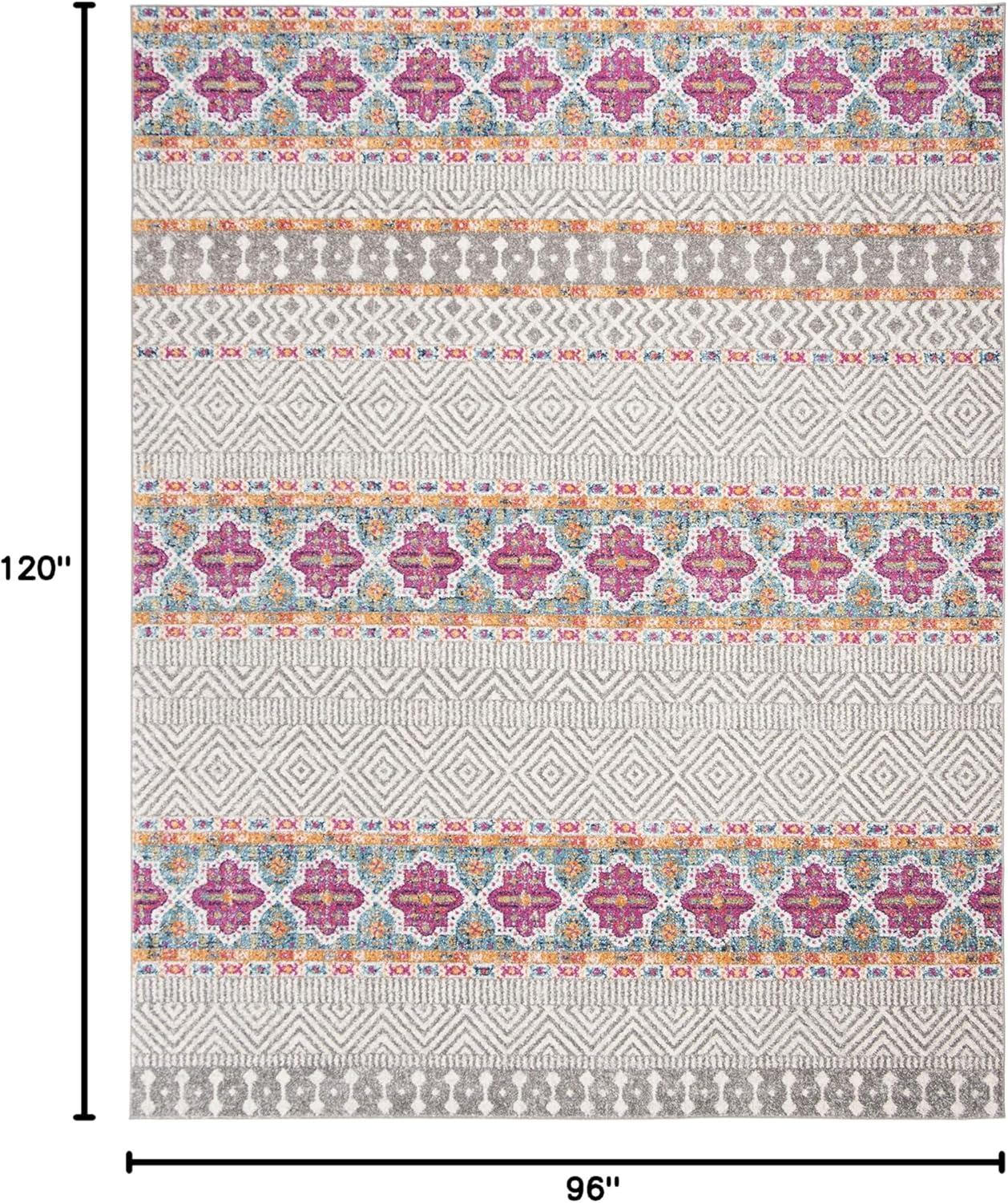 Madison MAD797 Power Loomed Indoor Area Rug - Grey/Ivory - 8'x10' - Safavieh.