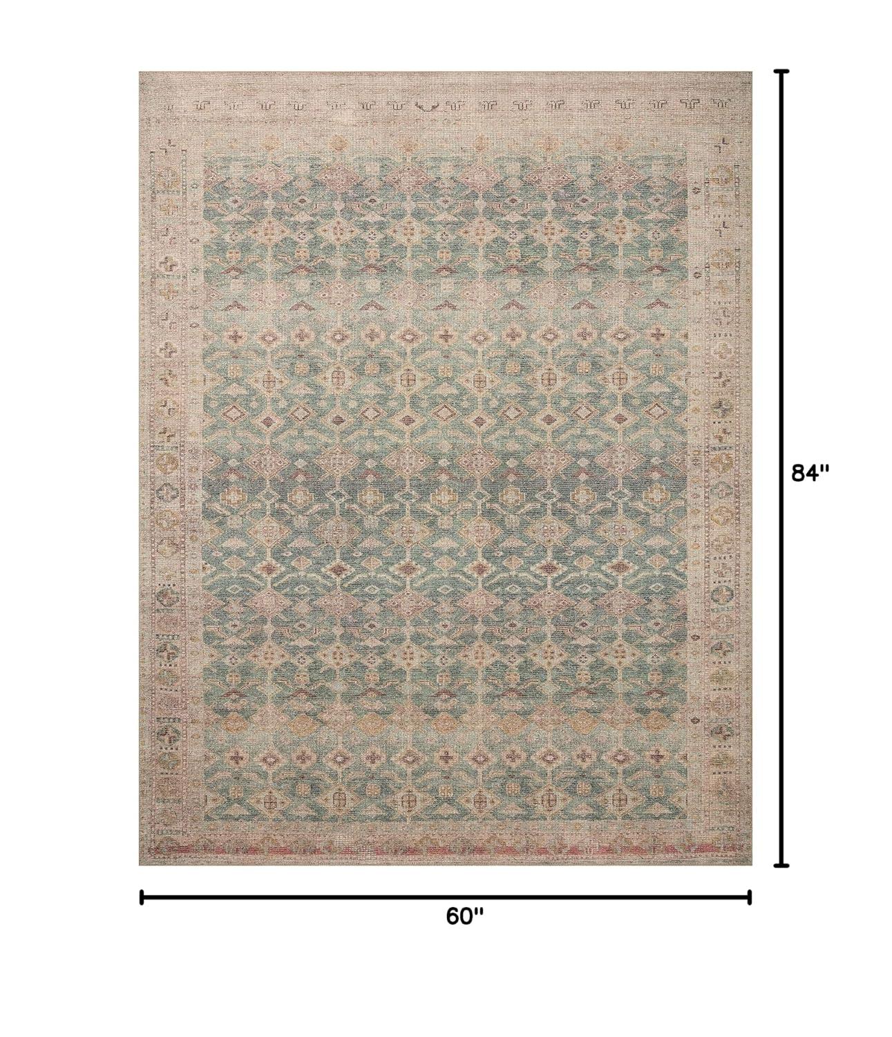 Angela Rose x Loloi Angela Rose x Loloi Aubrey Aqua / Sand Area Rug