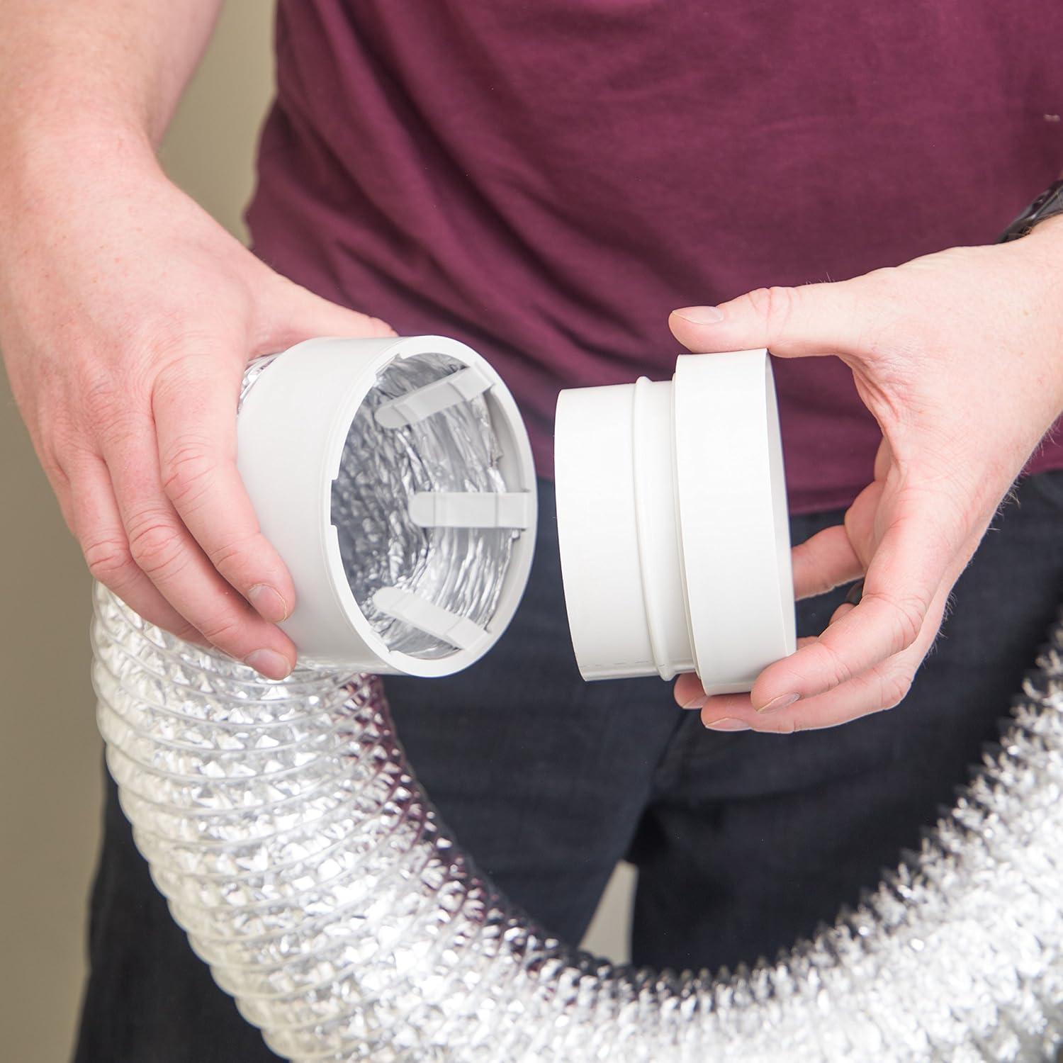 STV-S Dryer Duct Connector - DIY Easy Dryer Vent Hookup Kit - by