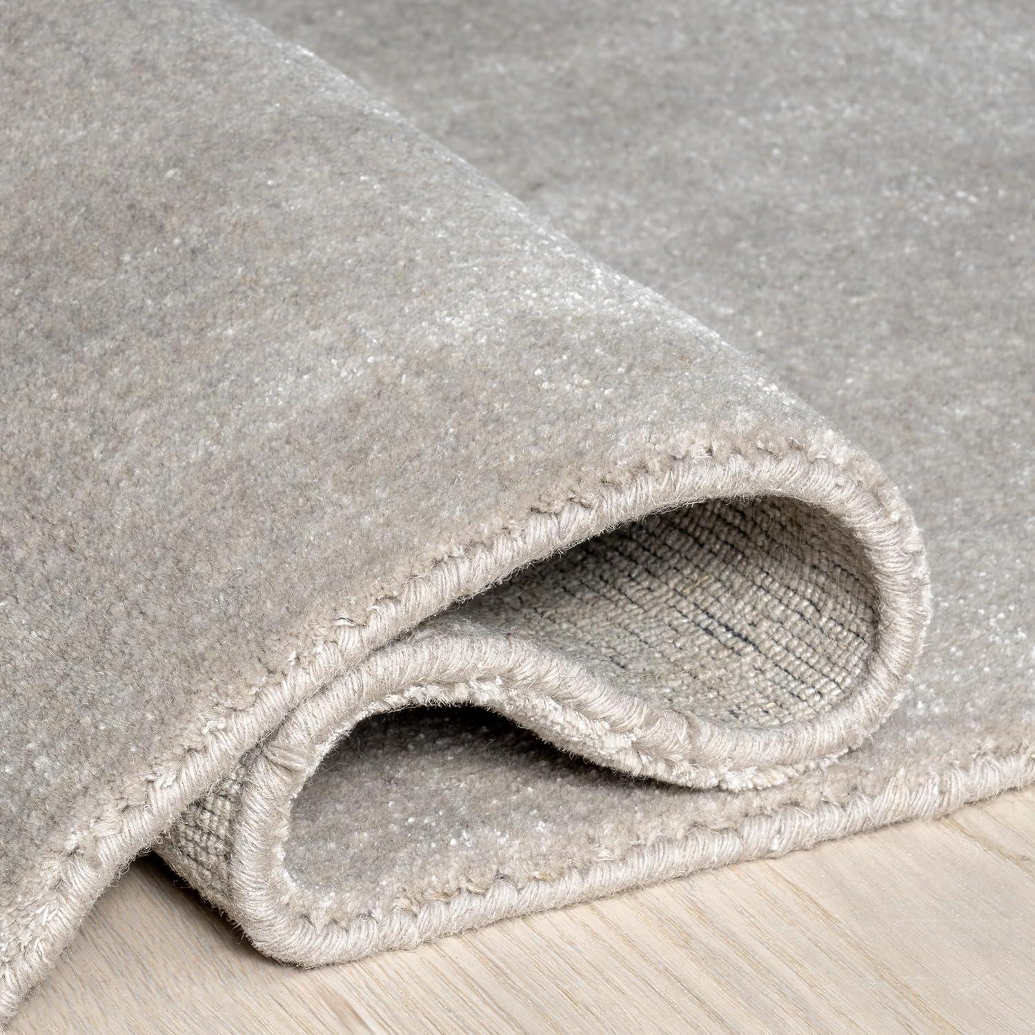 Lahjar Speckled Wool Blend Area Rug