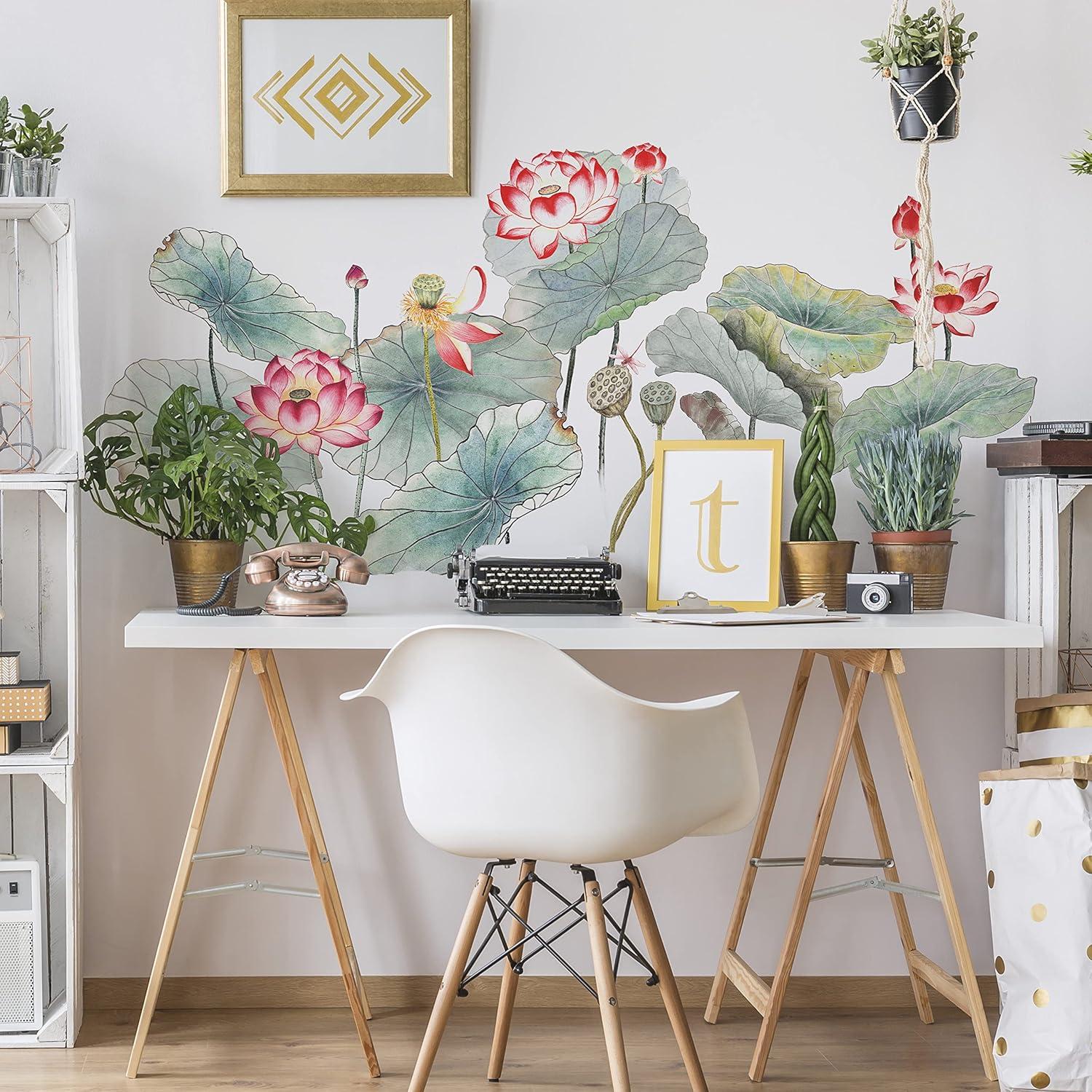 Room Mates Plants & Flowers Non-Wall Damaging Wall Decal