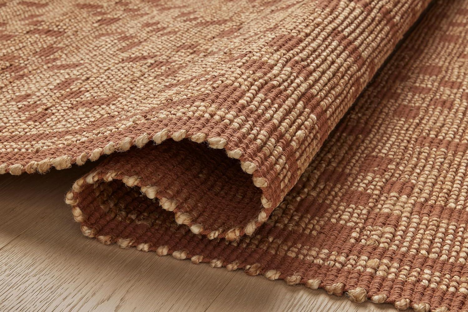 Judy II Jute-Blend Rug by Chris Loves Julia x Loloi - Natural and Spice / 8'6" x 11'6"