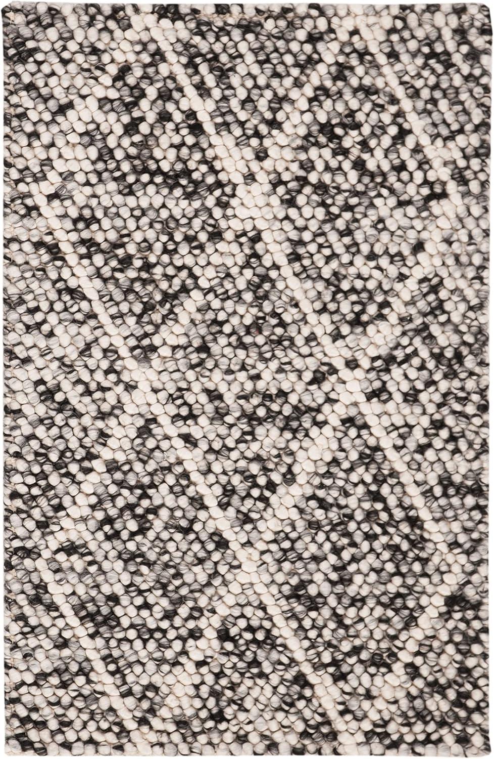 Natura NAT712 Hand Woven Indoor Accent Rug - Ivory/Black - 2'x3' - Safavieh.