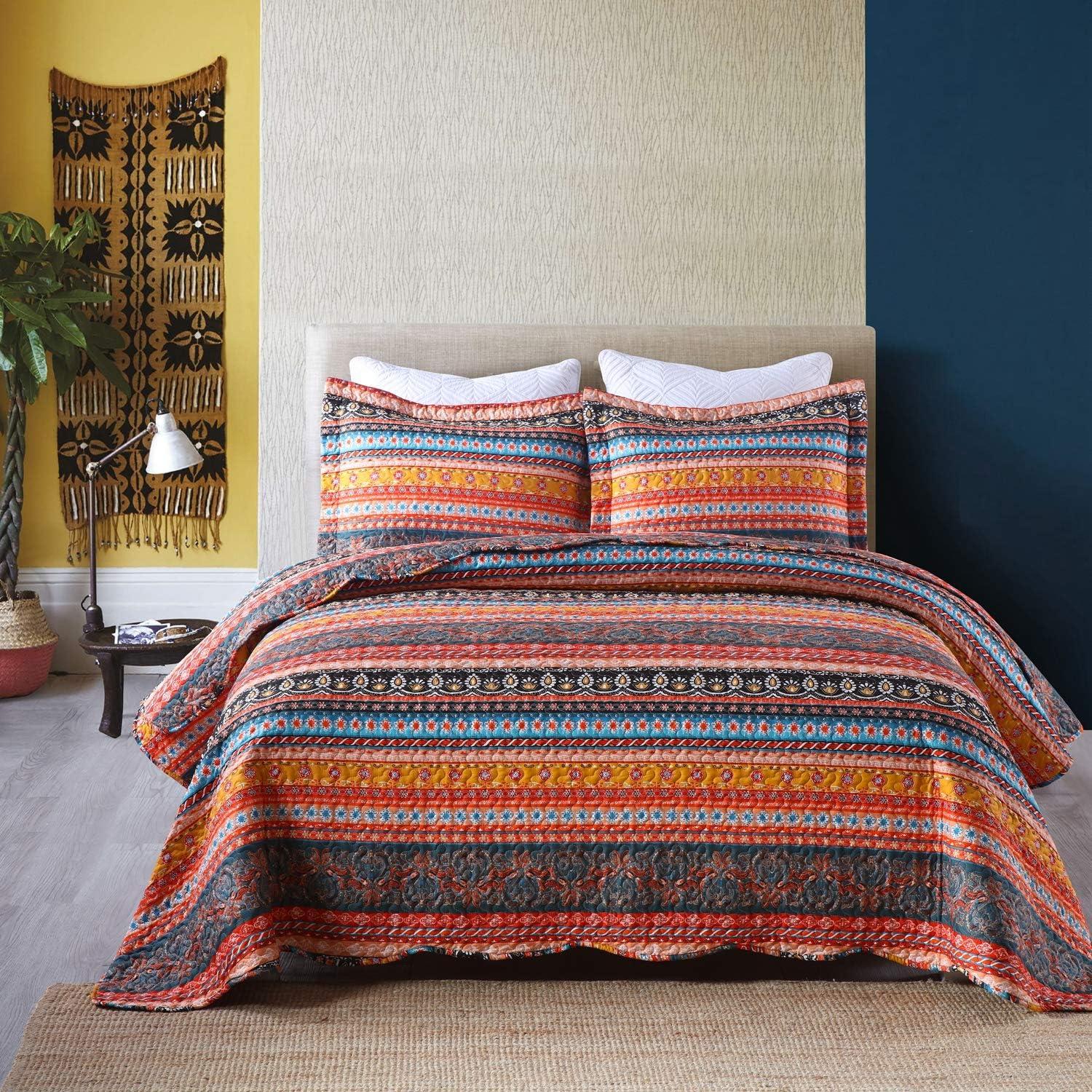 Boho Abstract Quilt Set