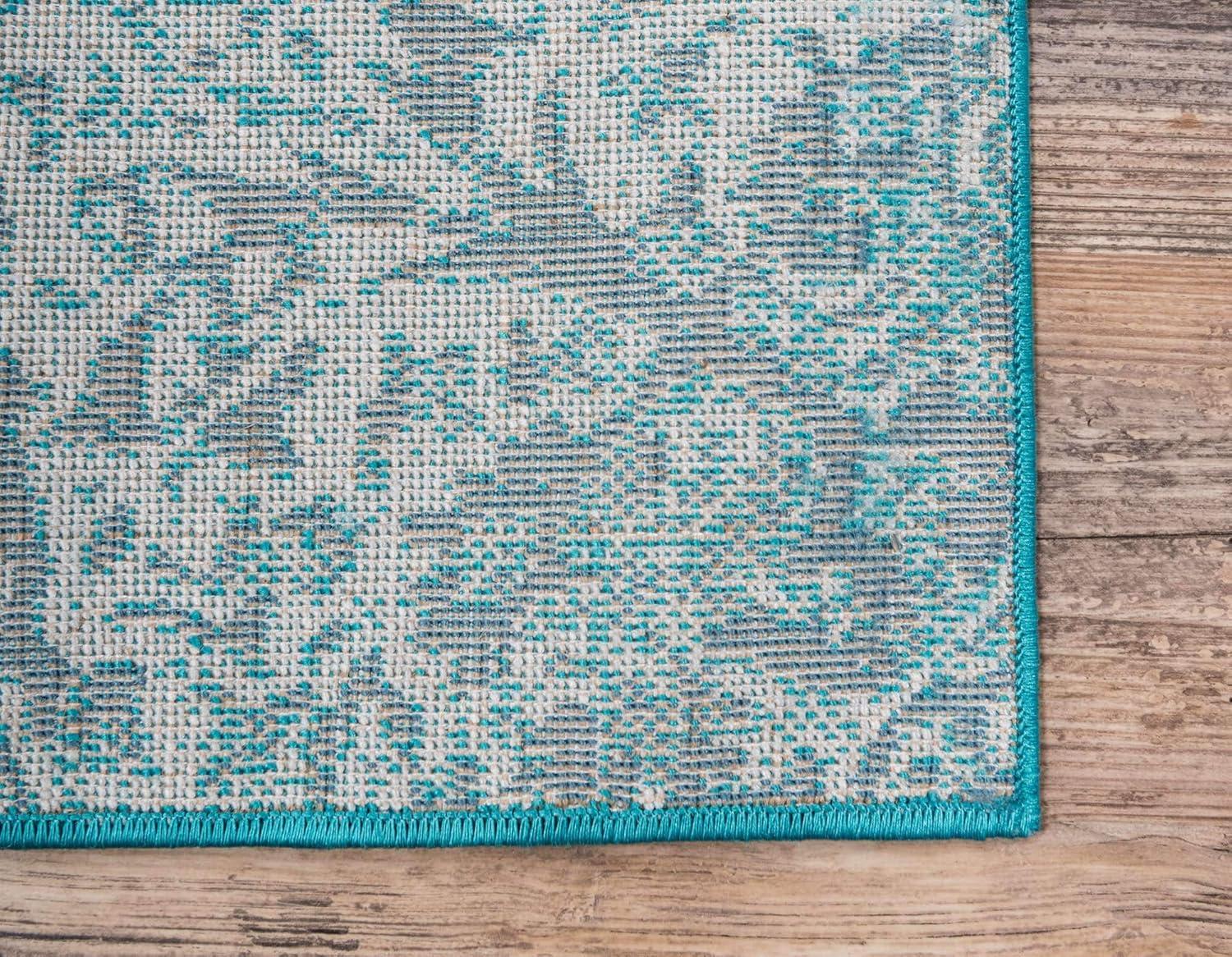 Unique Loom Sofia Grace Geometric Indoor Woven Area Rug