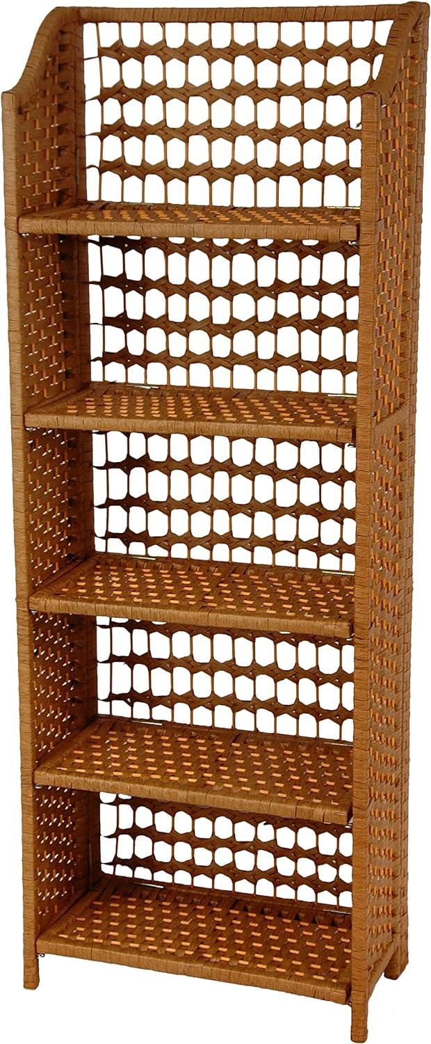 Oriental Furniture Natural Fiber Shelving Unit