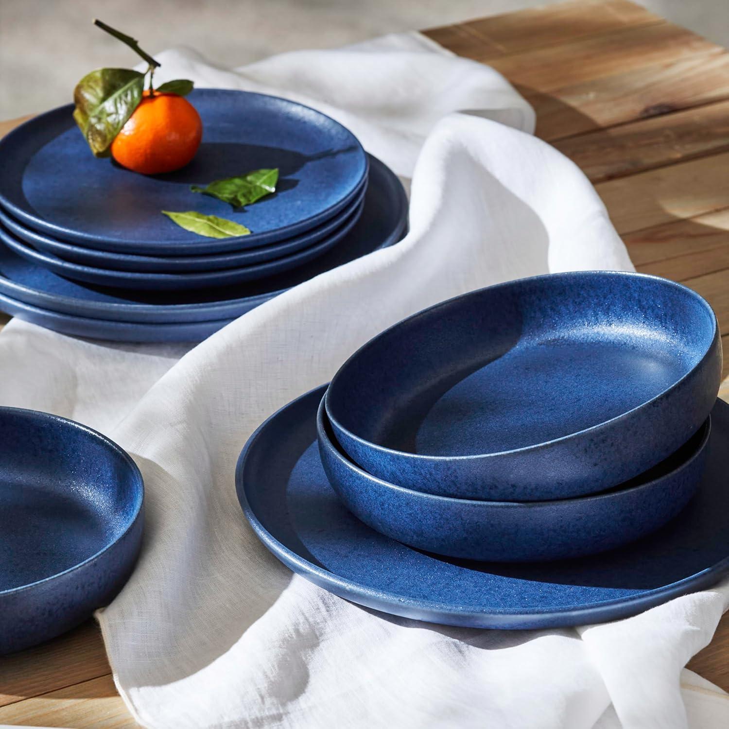 Porto By Stone Lain Macchio 12-Piece Dinnerware Set Stoneware