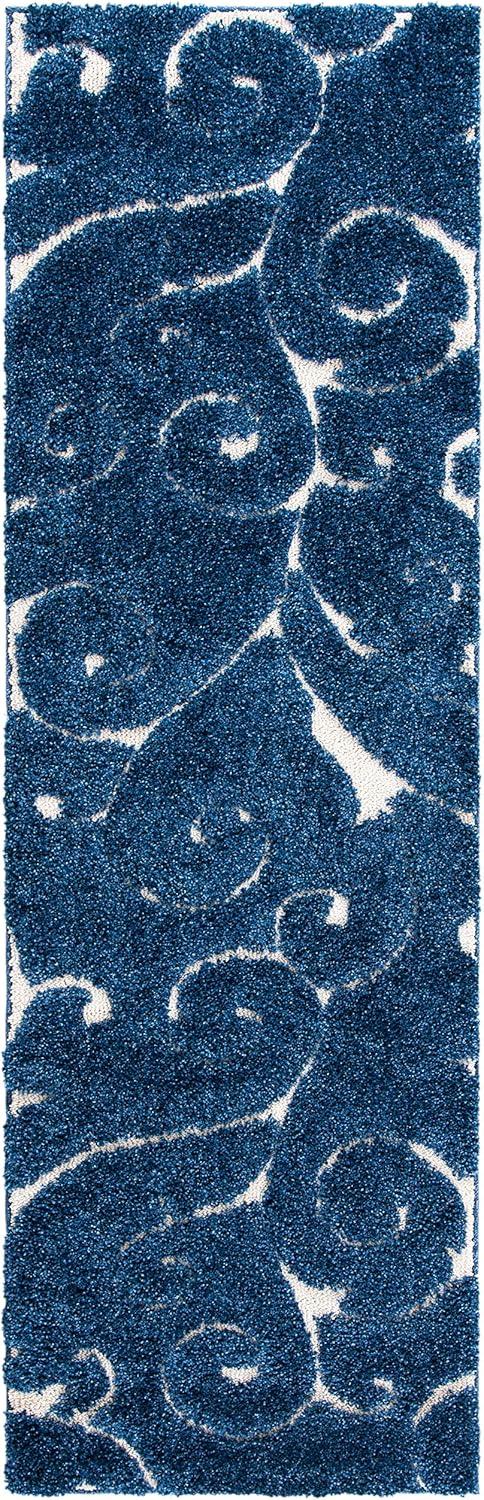 Florida Shag SG455 Power Loomed Area Rug  - Safavieh