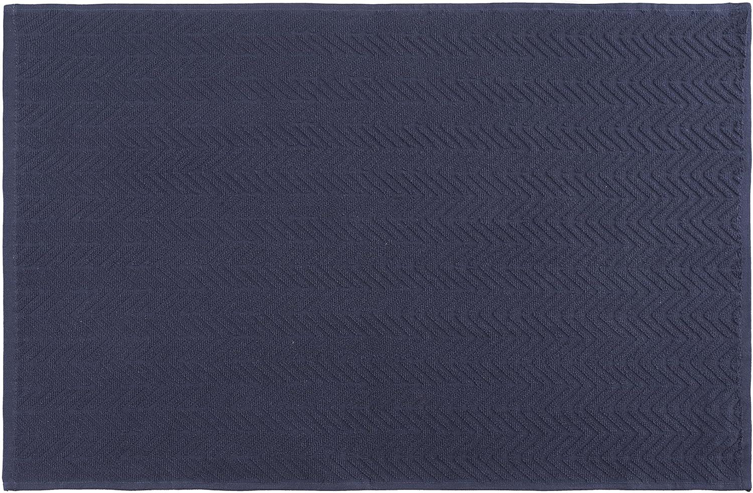 Navy and White Plaid Cotton Kitchen Towels Set of 3