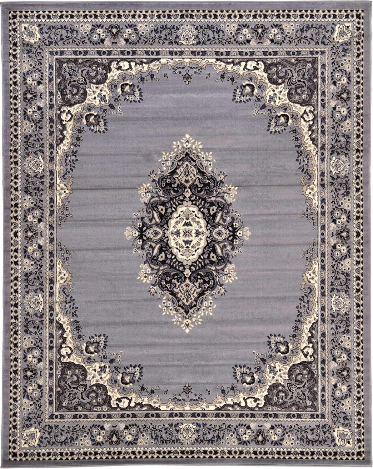 Rugs.com Amaya Collection Rug – 8' x 10' Red Medium Rug Perfect For Living Rooms, Large Dining Rooms, Open Floorplans