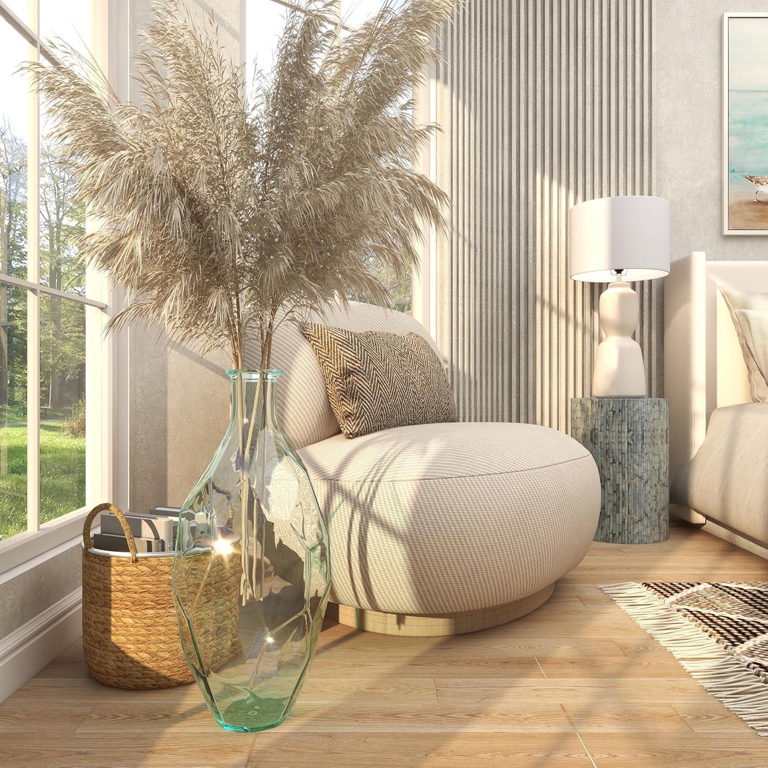 DecMode 23" Spanish Recycled Glass Vase