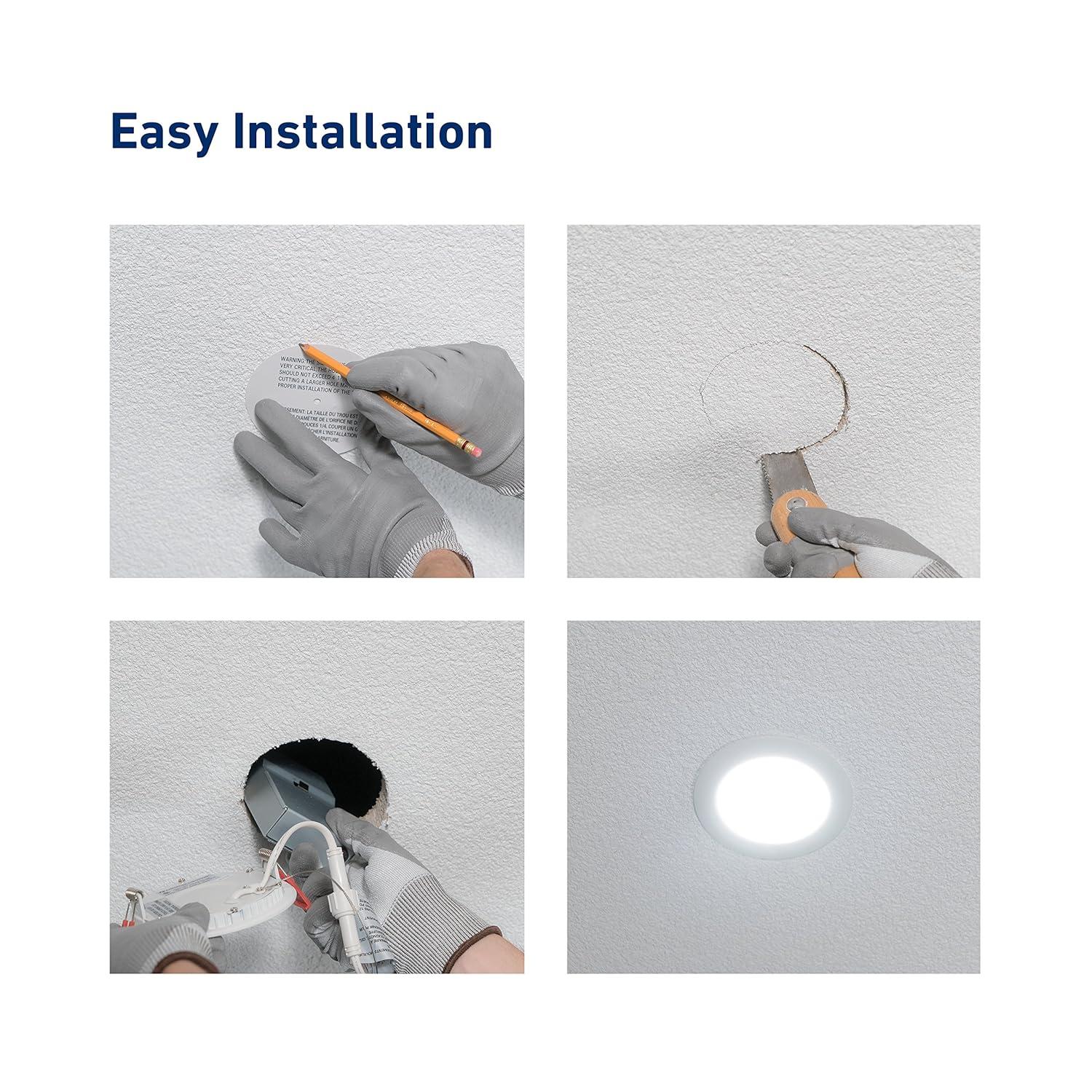 Wafer 4'' Standard Recessed Lighting Kit