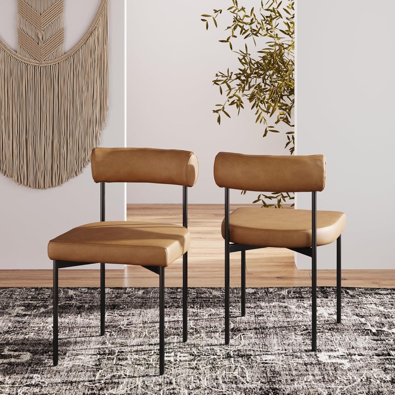 Dahlia 18'' H Upholstered Metal Side Chair