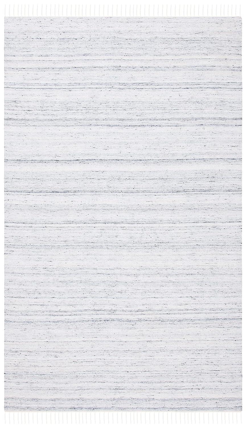 Kilim KLM551 Hand Loomed Area Rug - Ivory/Grey - 5'x8' - Safavieh.