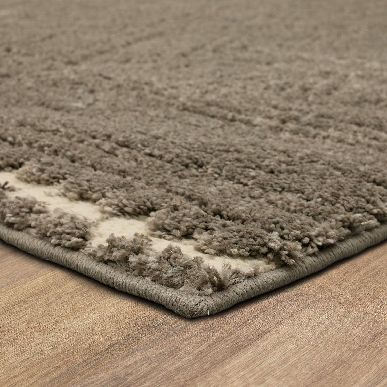 Mohawk Home Vado Geometric Indoor Woven Area Rug, Tan, 3' 4" x 5'
