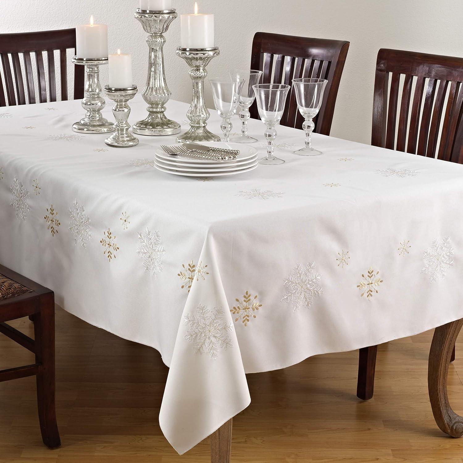 The Holiday Aisle® Sermons Geometric Christmas Tablecloth