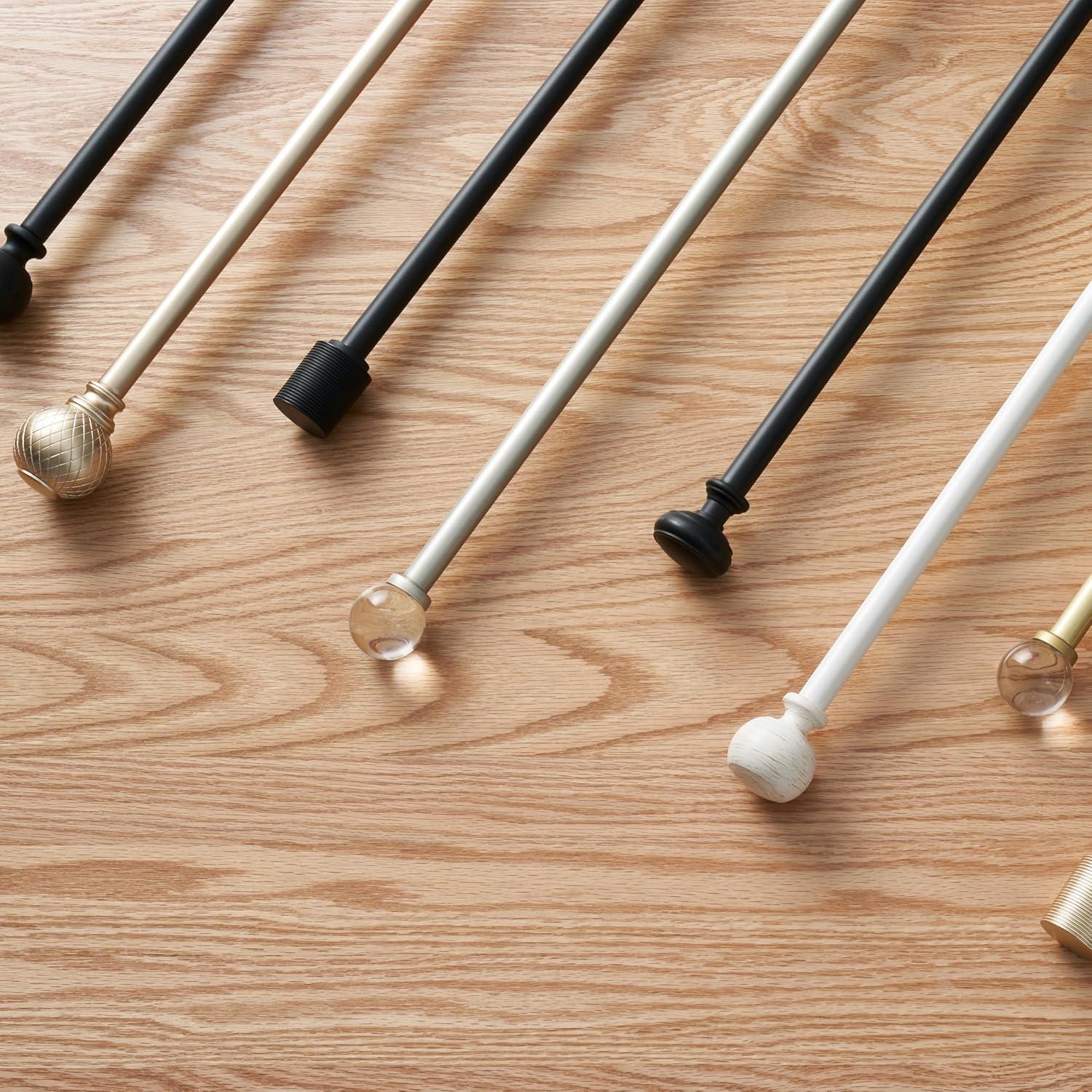 Martha Stewart Martha Stewart Beaufort Rod And Finial Set, 48'' - 86In