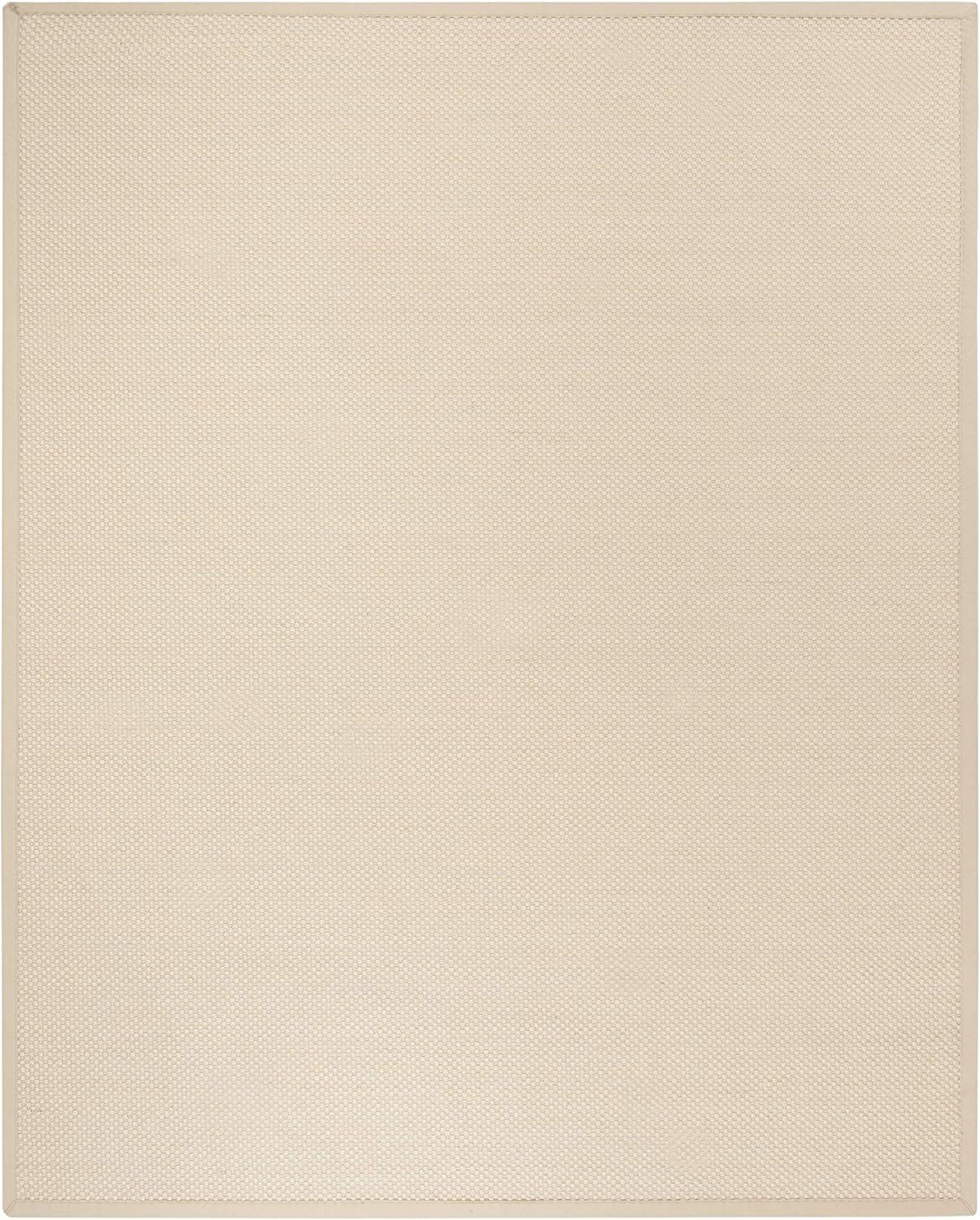 Natural Fiber NF150 Power Loomed Indoor Area Rug - Ivory/Light Beige - 9'x12' - Safavieh