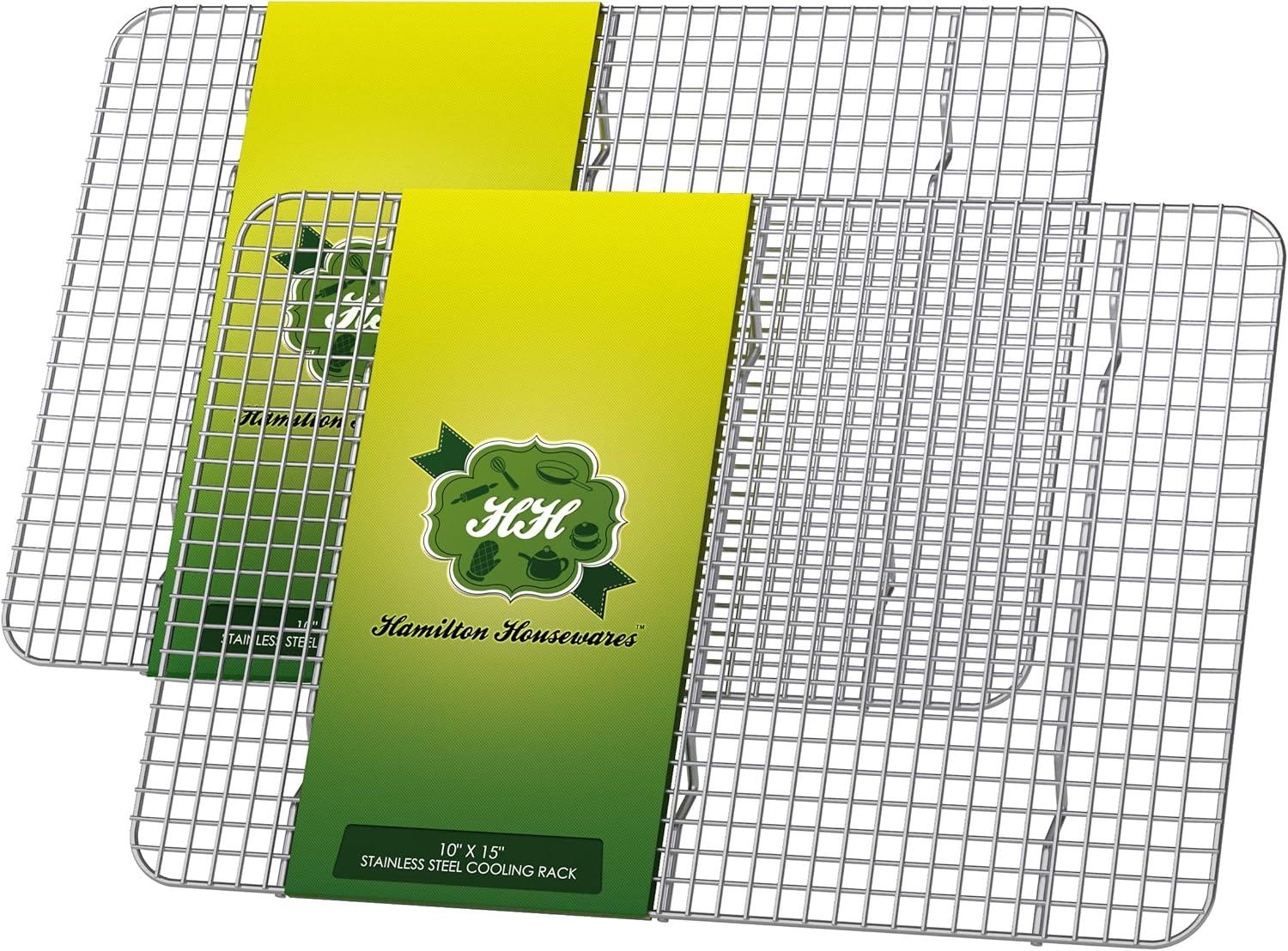 Hamilton Housewares 10" x 15" Stainless Steel Cooling Rack