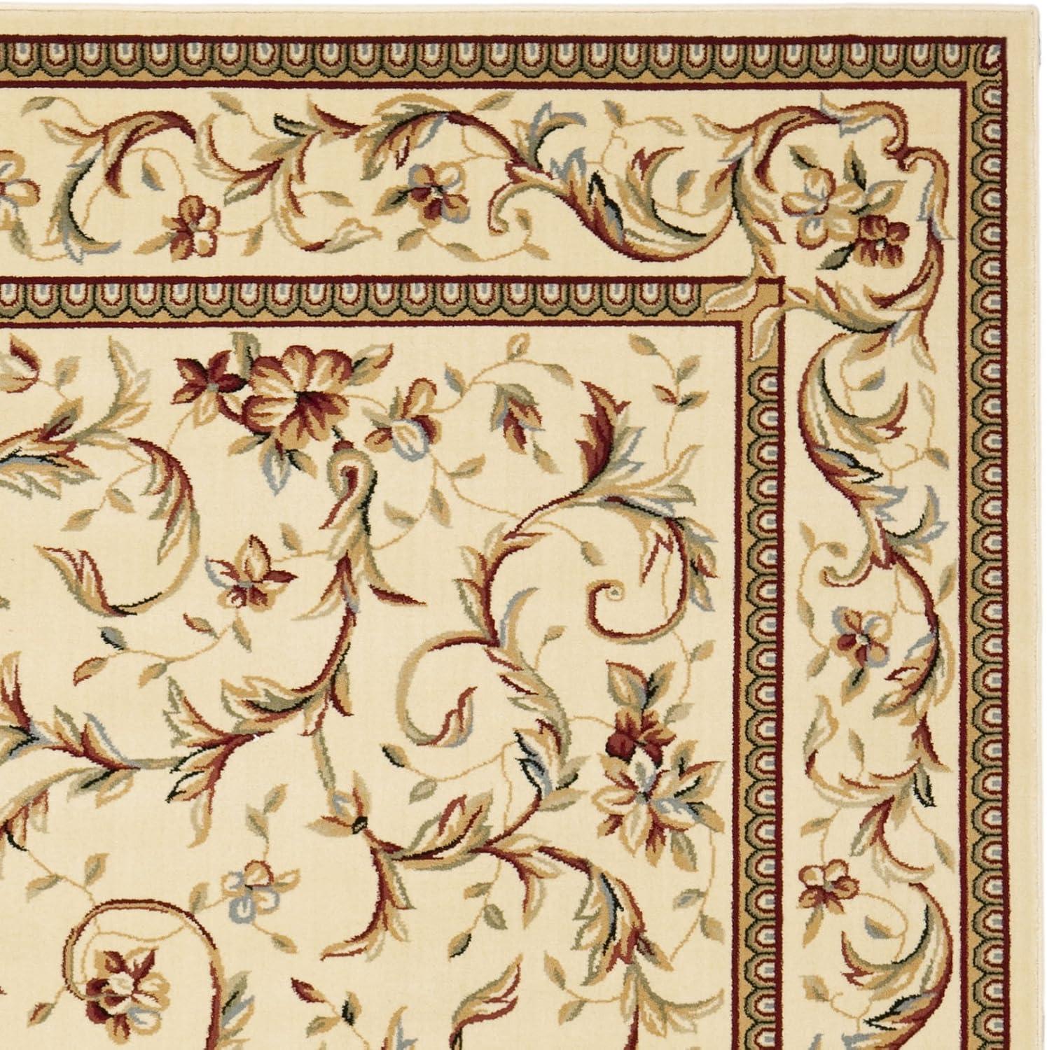 Lyndhurst LNH322 Power Loomed Area Rug - Ivory/Ivory - 8'x11' - Safavieh.