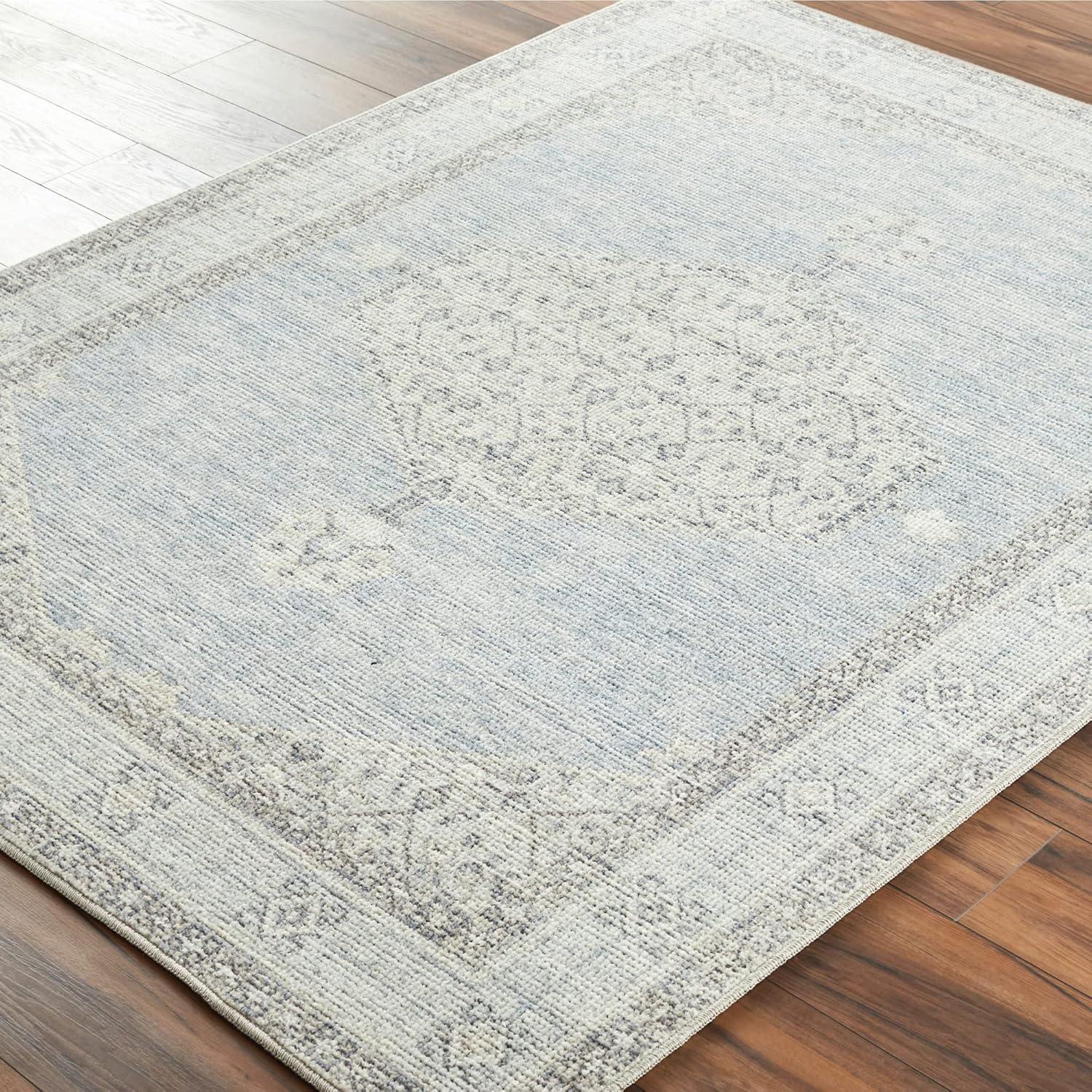 Becki Owens x Livabliss Lila Oriental Dusty Blue Area Rug