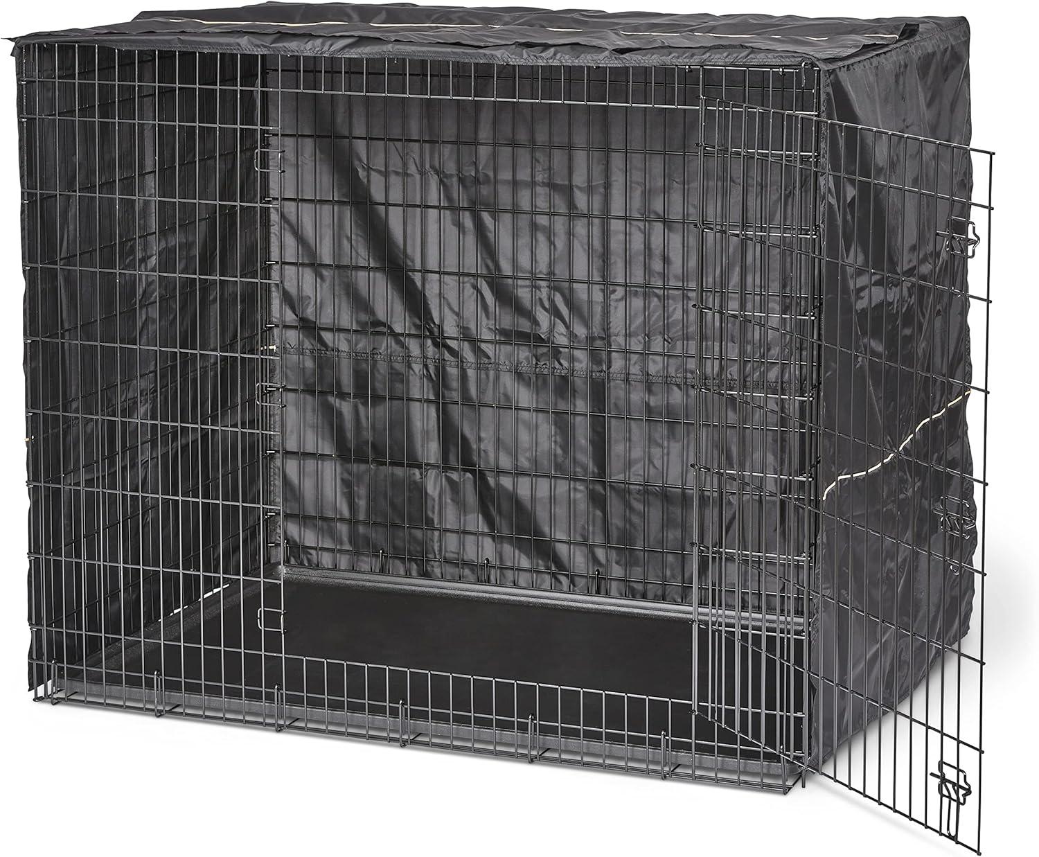 MidWest Homes for Pets XXL 54-Inch , Privacy Dog Crate Cover Designed to Fit Midwest Ginormous Dog Crate Models SL54 & SL54DD, Machine Wash & Dry, Gray,